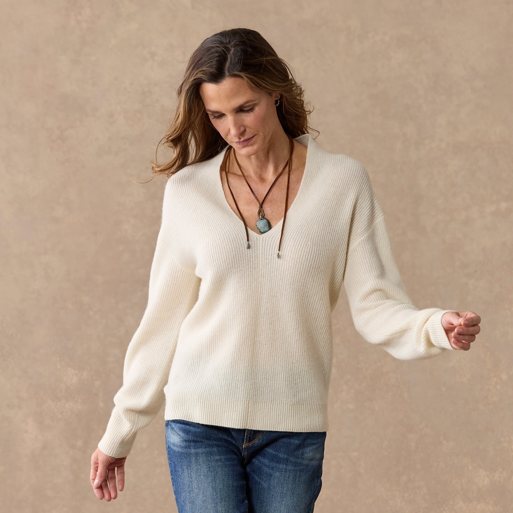 sundance-Daniela Cashmere Sweater, Petite-Sundance Outlet