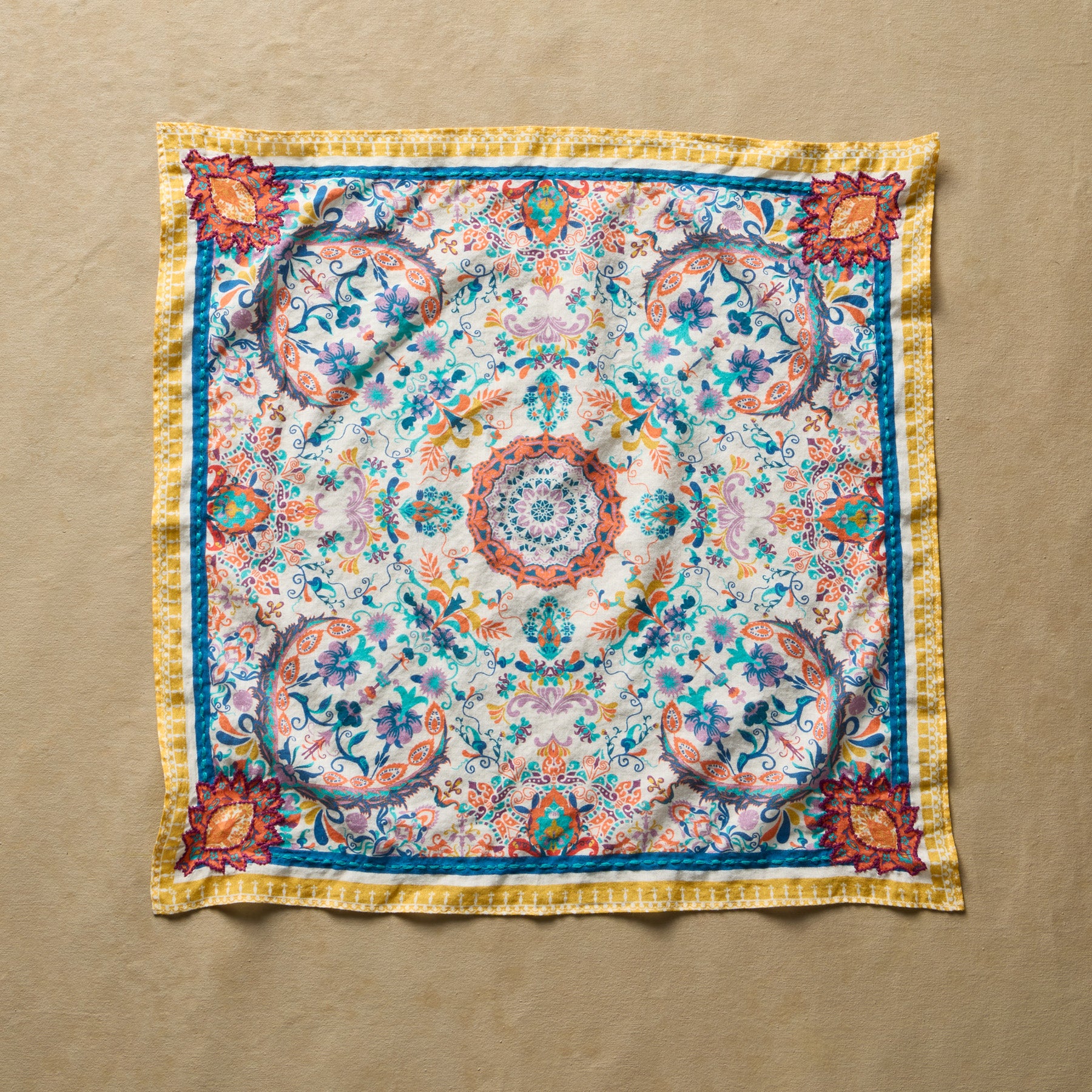 sundance-Garden Party Aster Bandana-Sundance Outlet