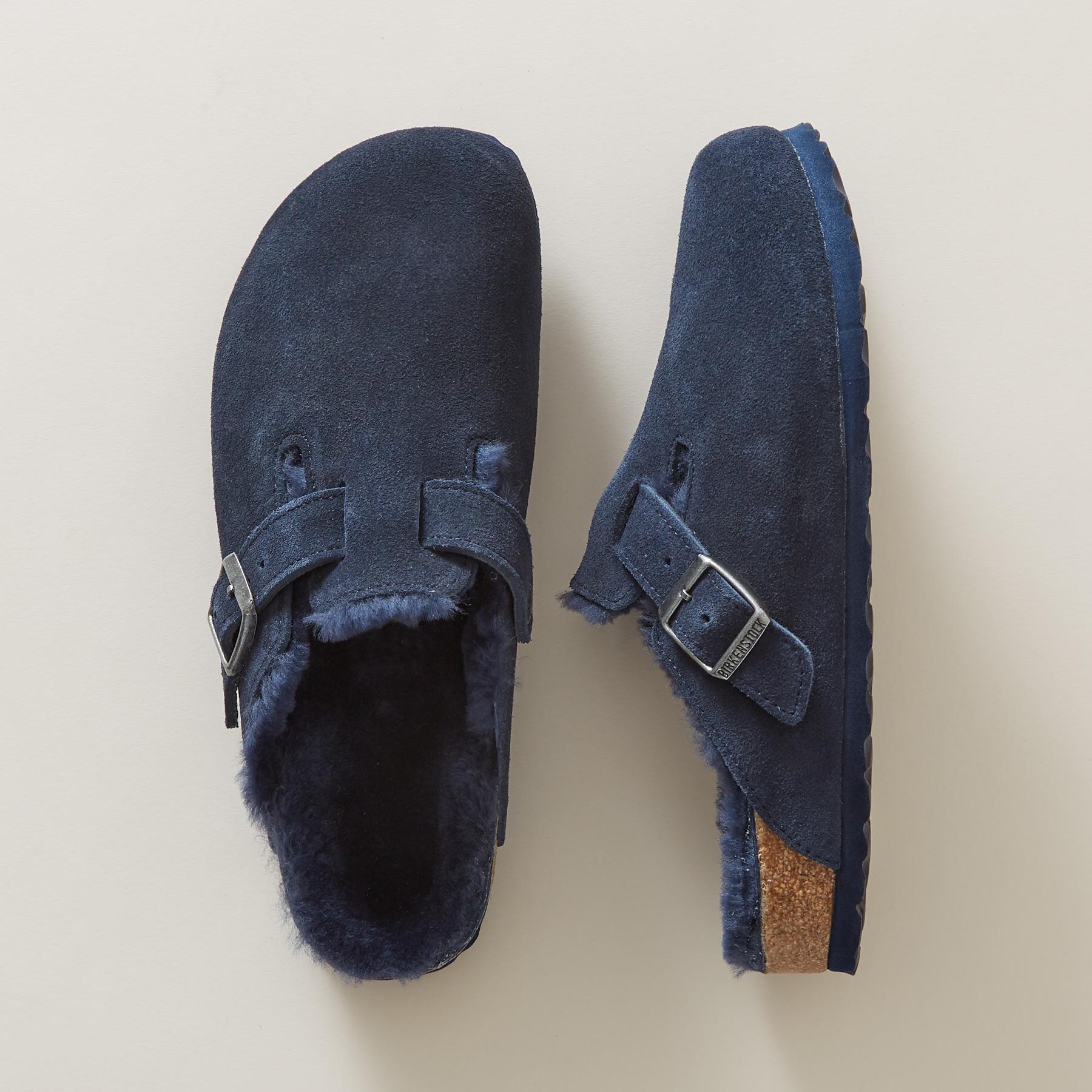 sundance-Boston Shearling Suede Mules-Sundance Outlet