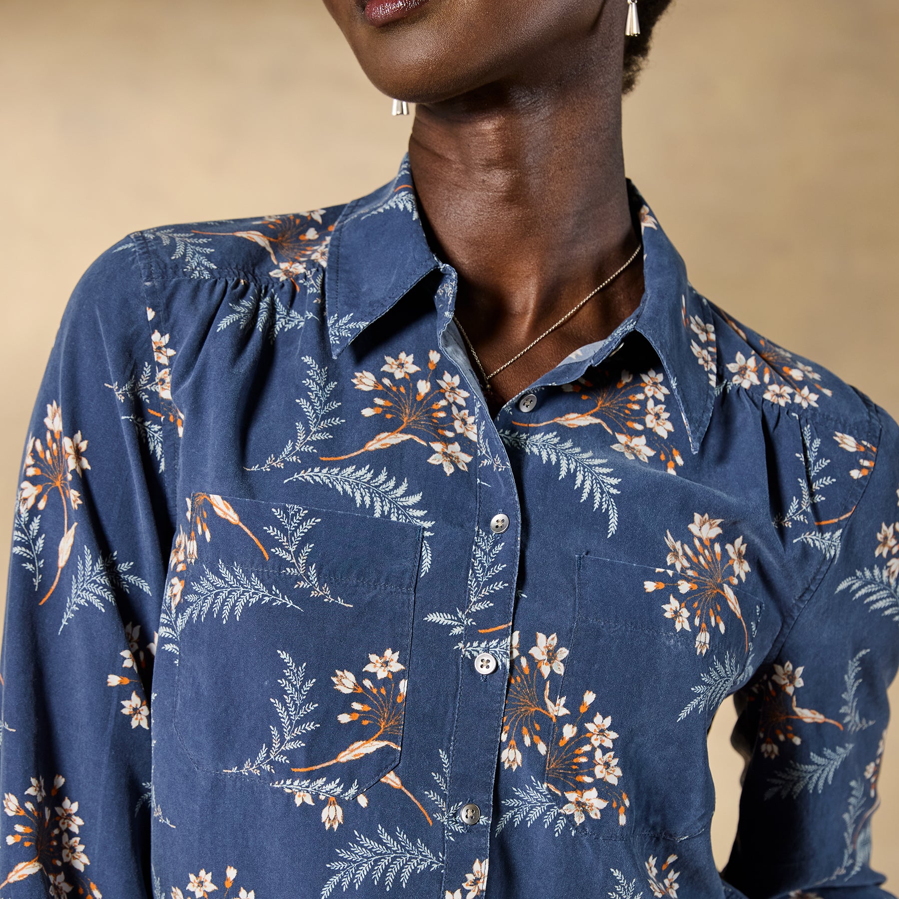 sundance-Ryleigh Mixed-Print Shirt-Sundance Outlet