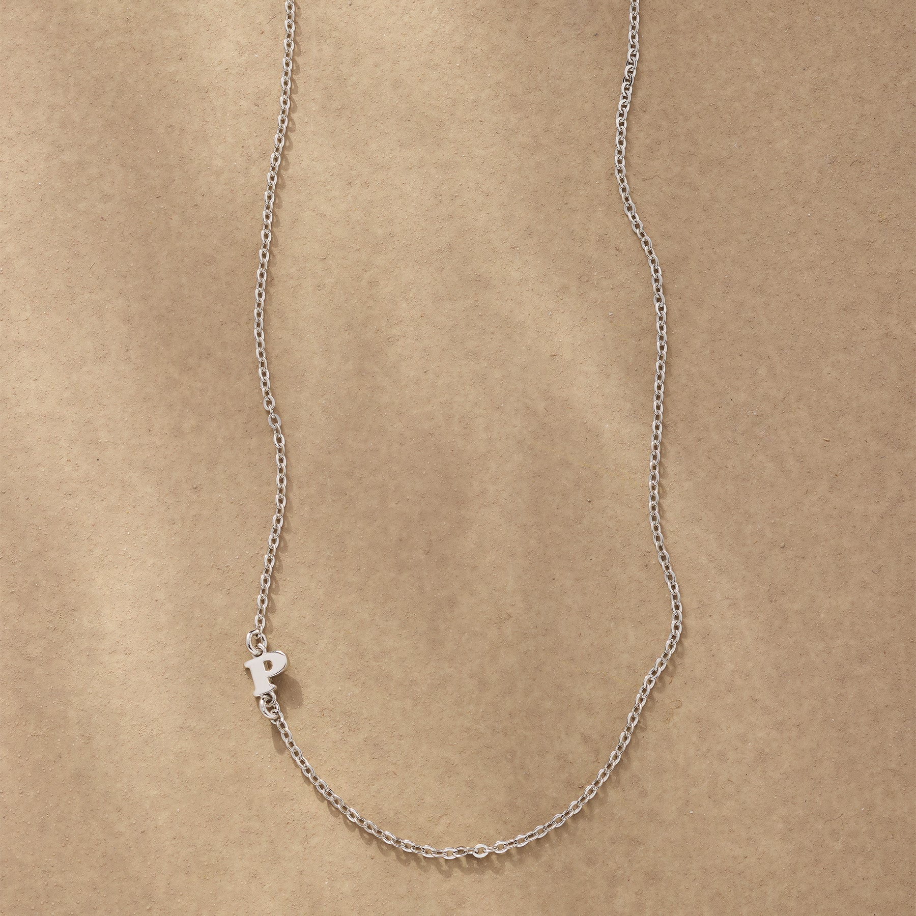 sundance-Silver Initial Spark Necklace-Sundance Outlet