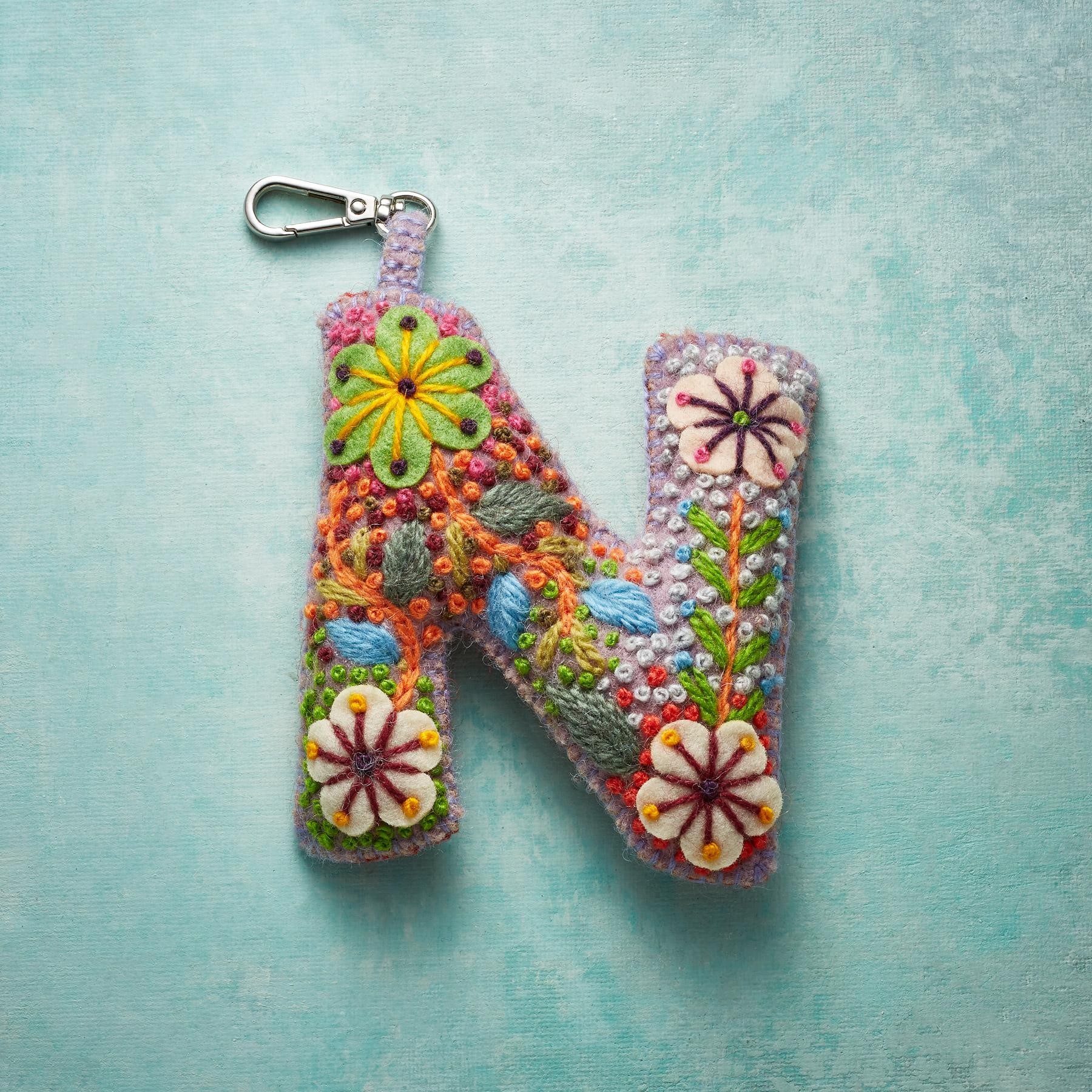 sundance-Fleur De Felt Initial Clip-Sundance Outlet