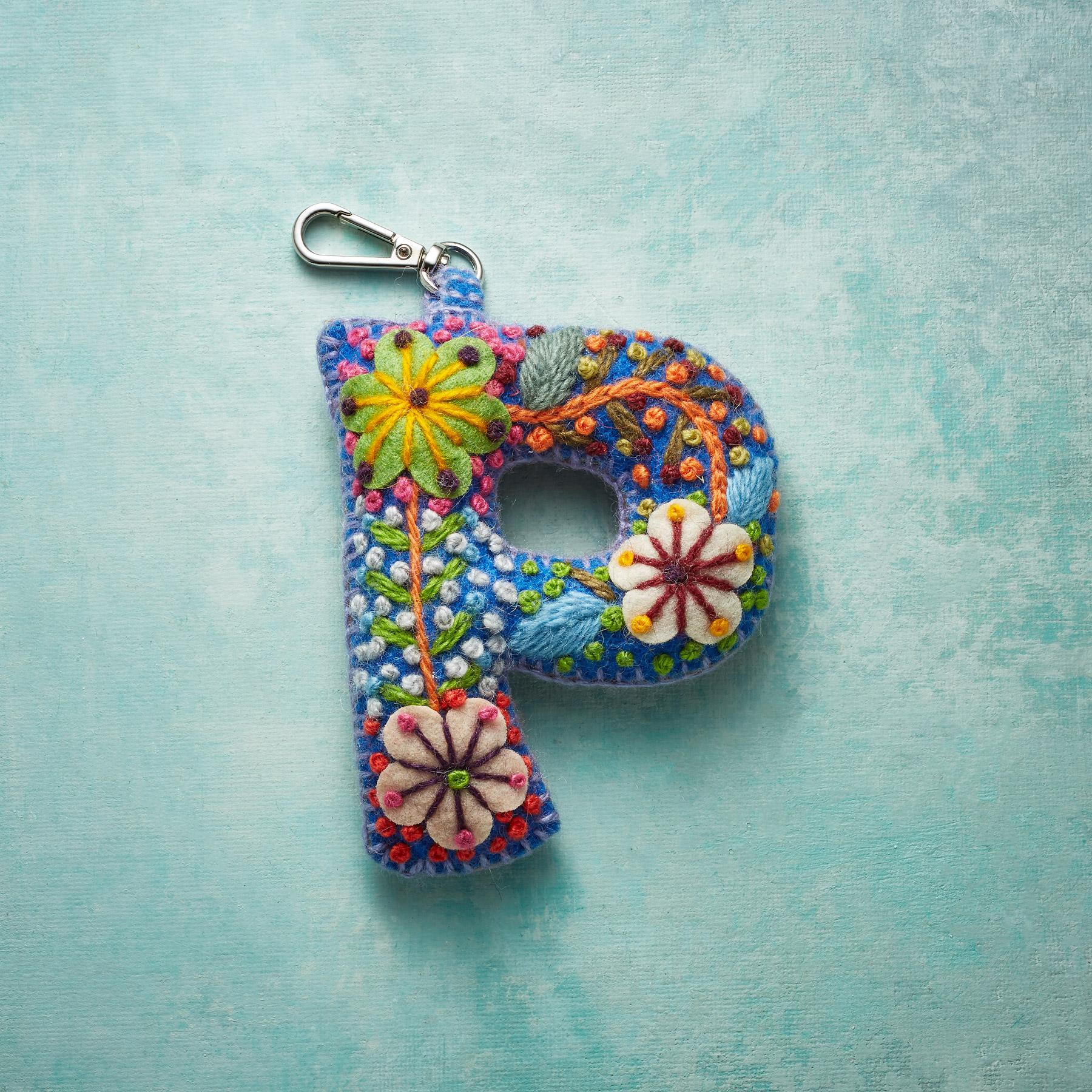 sundance-Fleur De Felt Initial Clip-Sundance Outlet