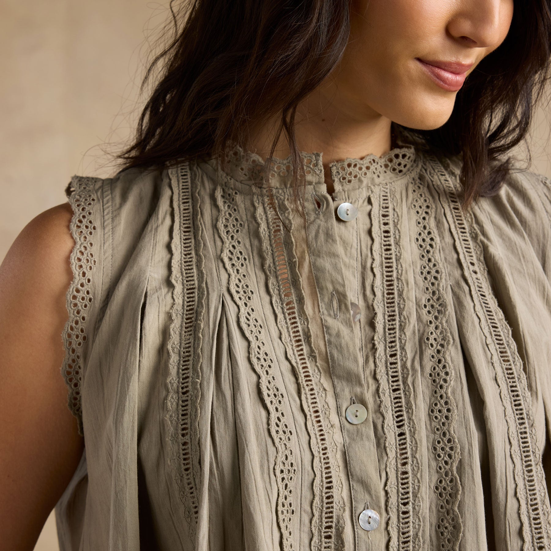 sundance-Malia Eyelet Top-Sundance Outlet