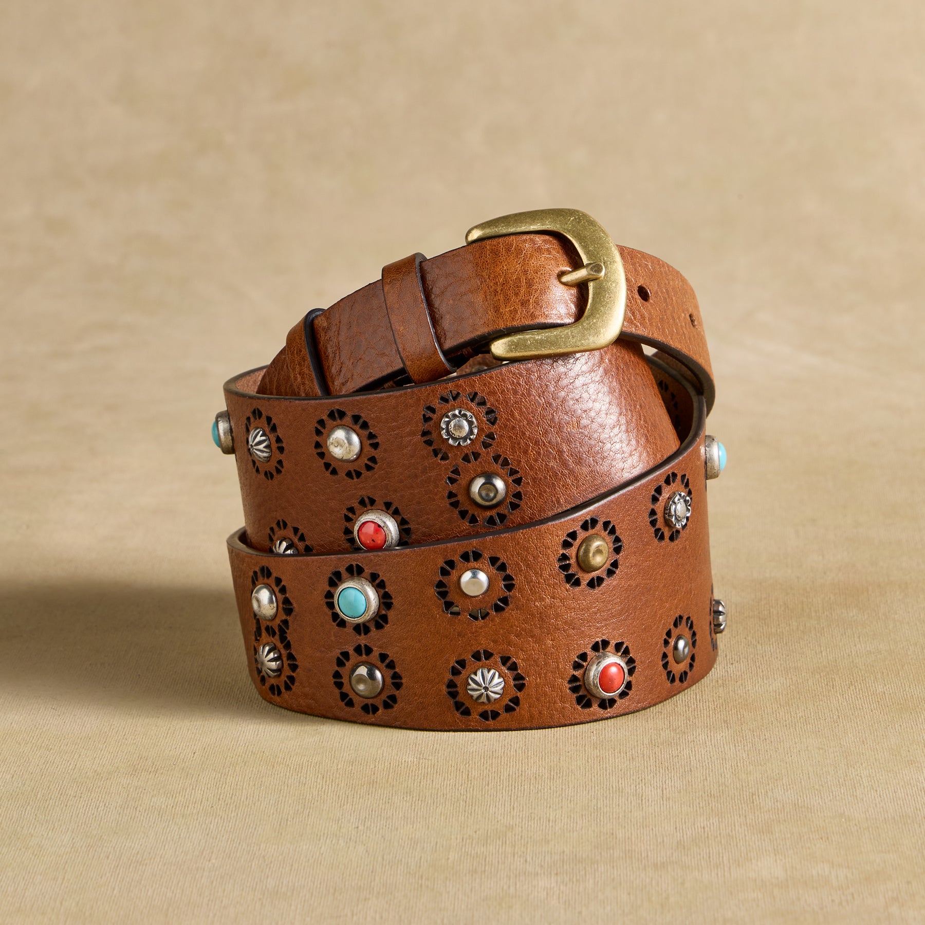 sundance-Rebecca Studded Belt-Sundance Outlet