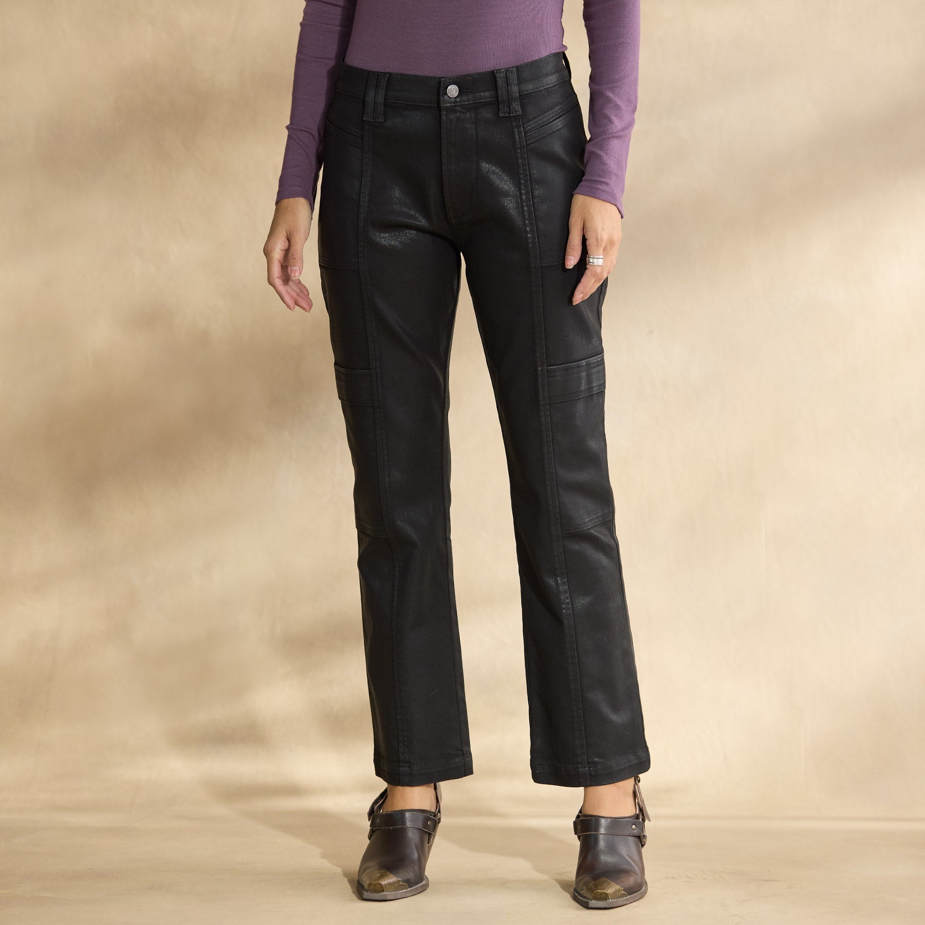 sundance-Coated Bronte Cargo Pants-Sundance Outlet