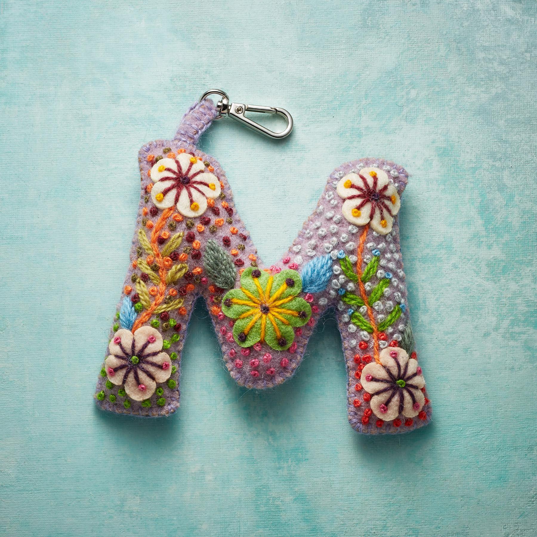 sundance-Fleur De Felt Initial Clip-Sundance Outlet