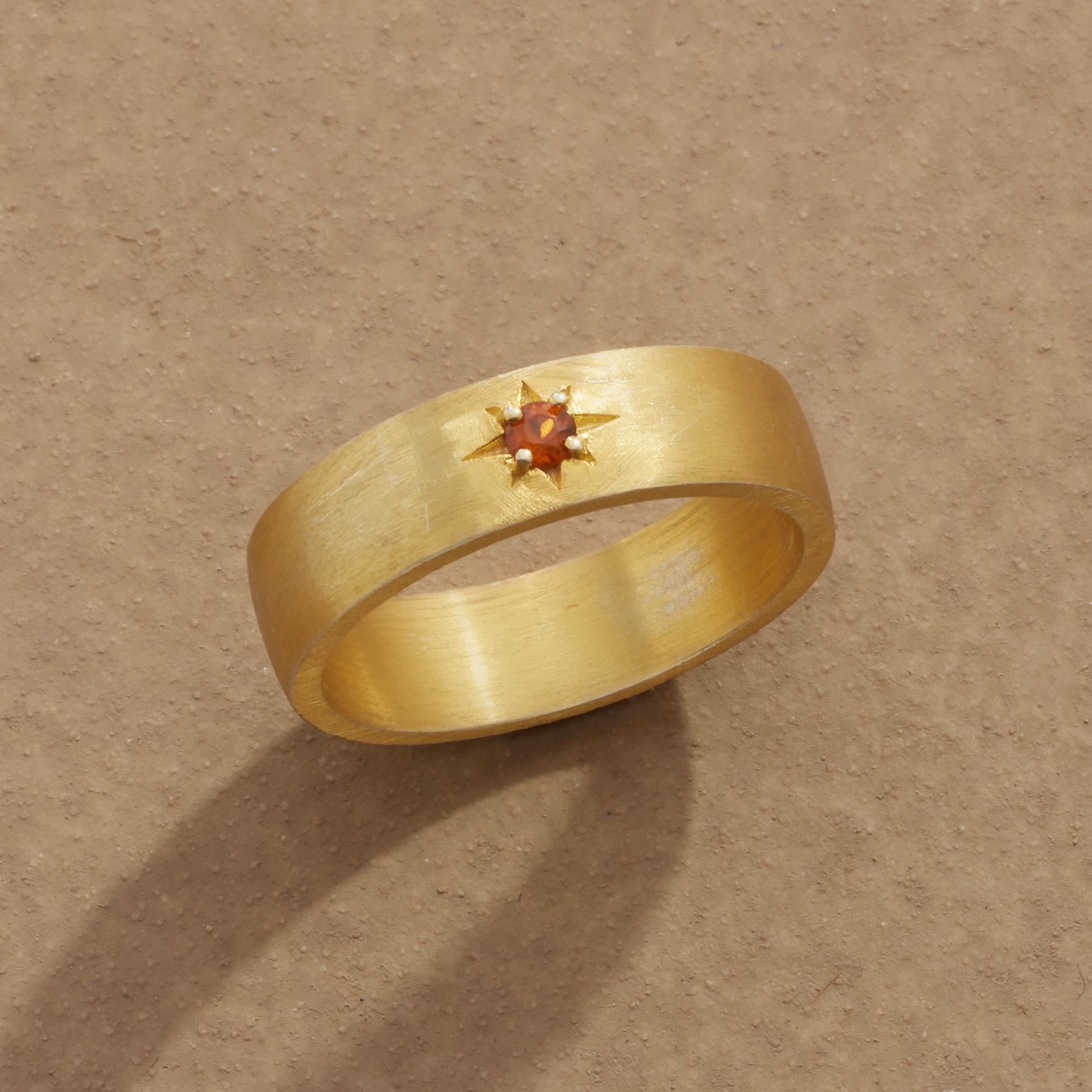 sundance-Garnet Gypsy Ring-Sundance Outlet