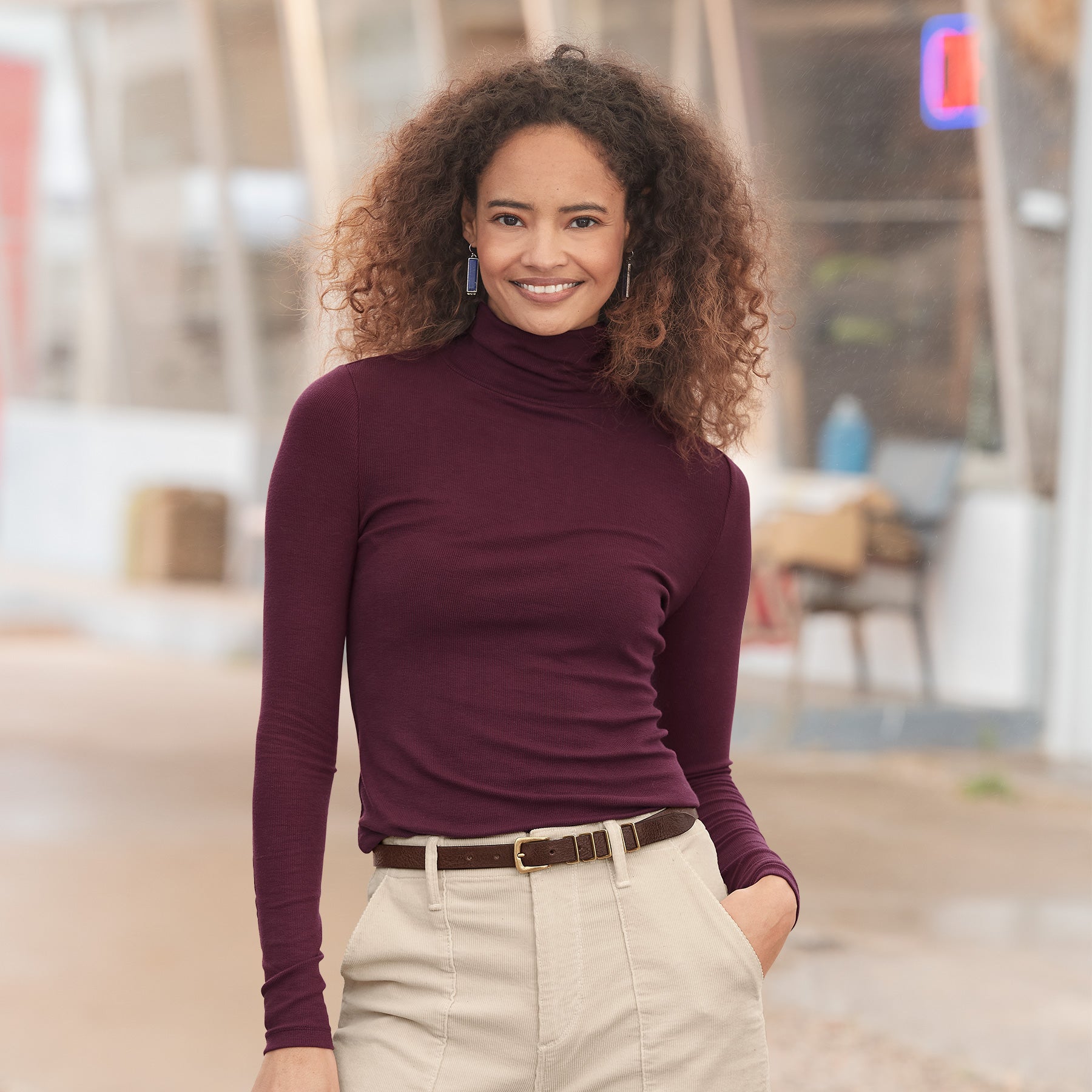 sundance-Light As Air Turtleneck, Petite-Sundance Outlet