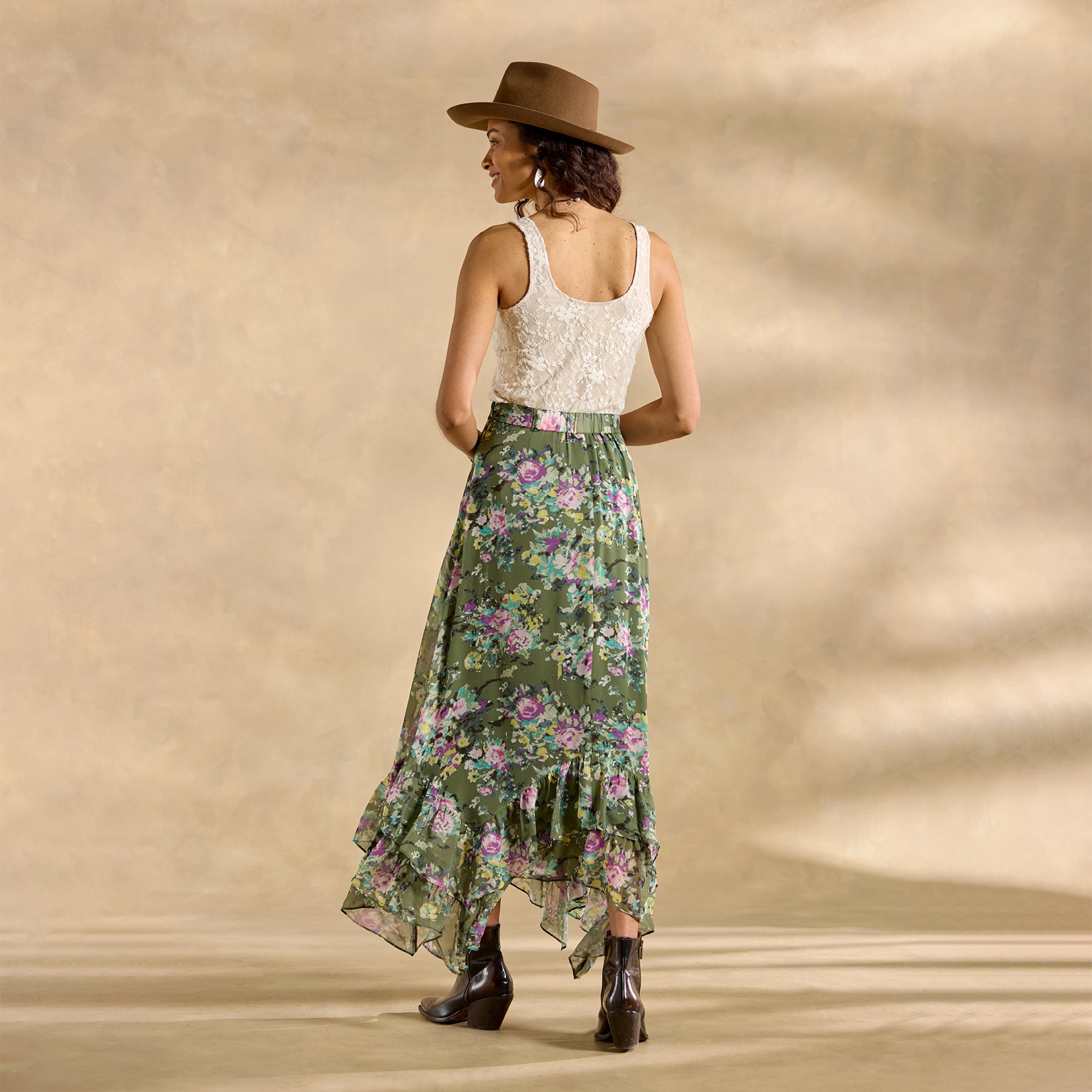 sundance-Champs De Fleur Skirt-Sundance Outlet