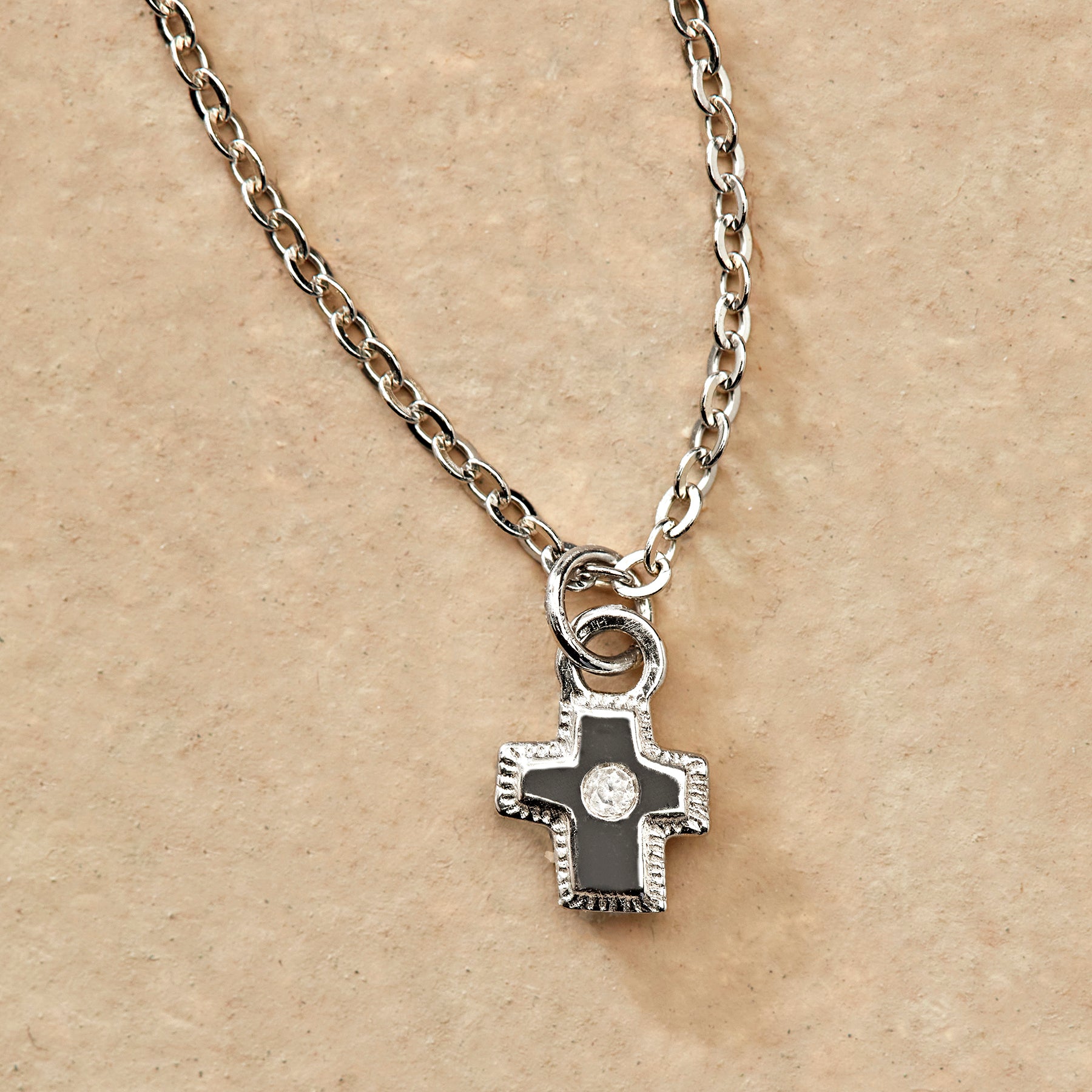 sundance-Silver Bright Faith Necklace-Sundance Outlet