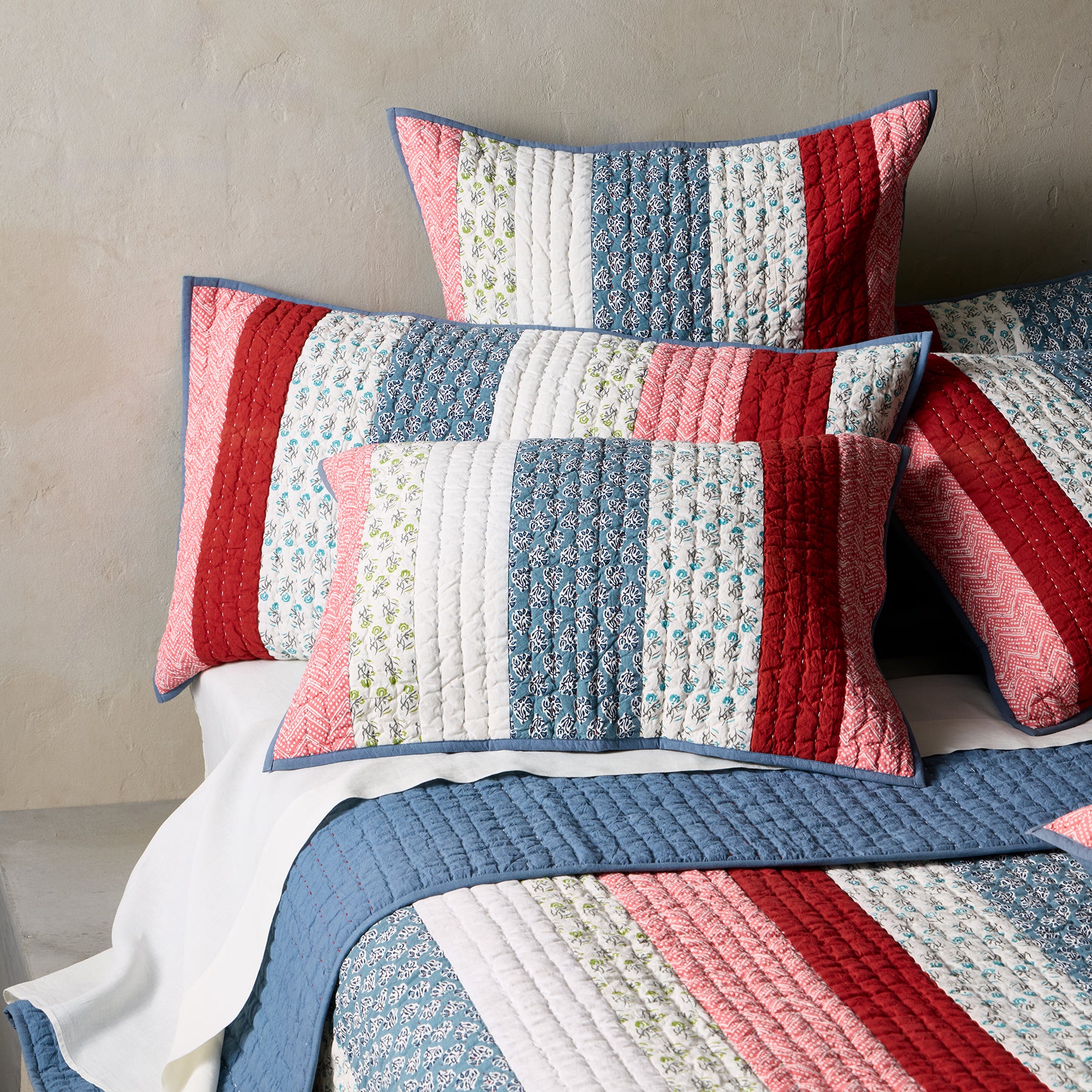 sundance-Patchwork Melody Sham-Sundance Outlet