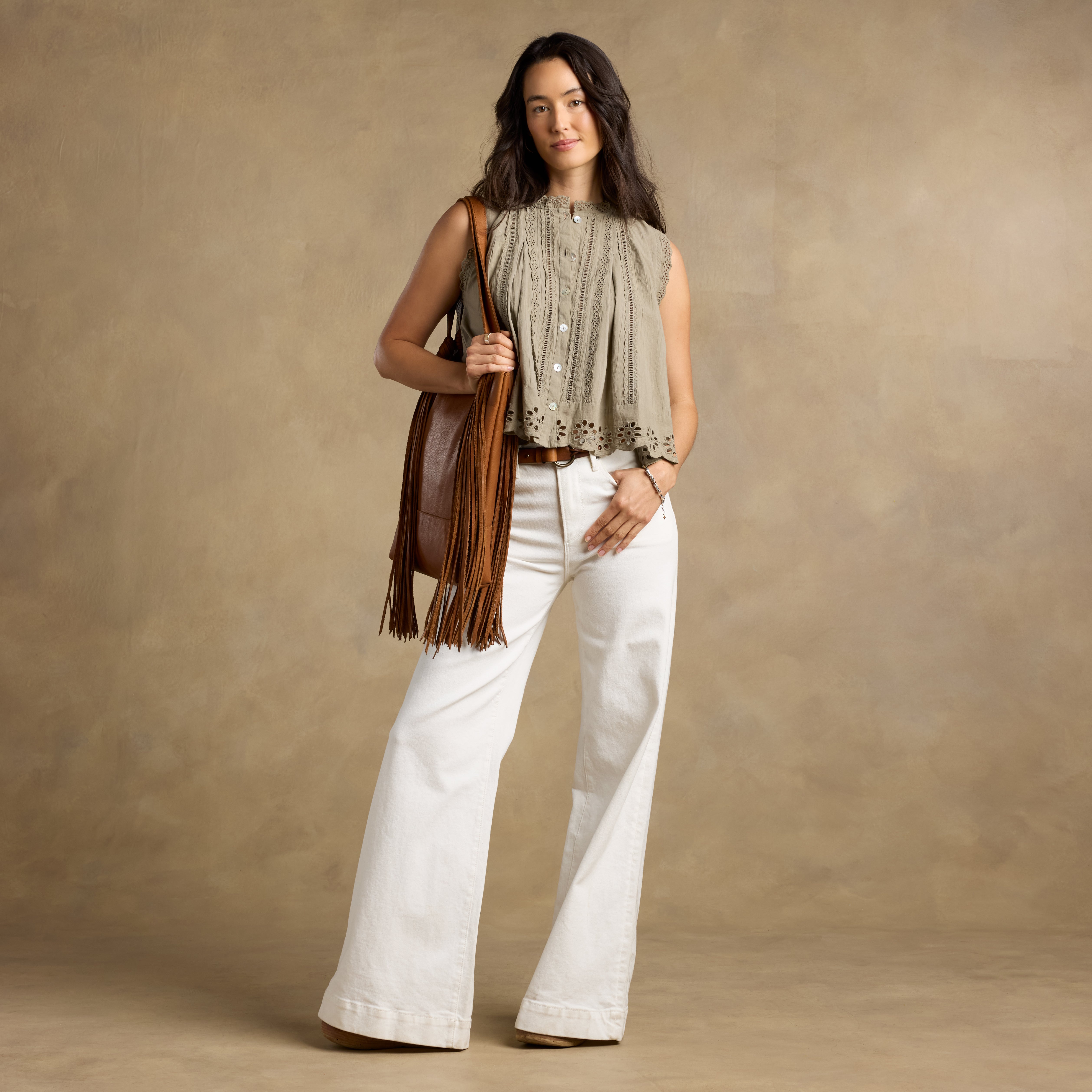 sundance-Malia Eyelet Top-Sundance Outlet