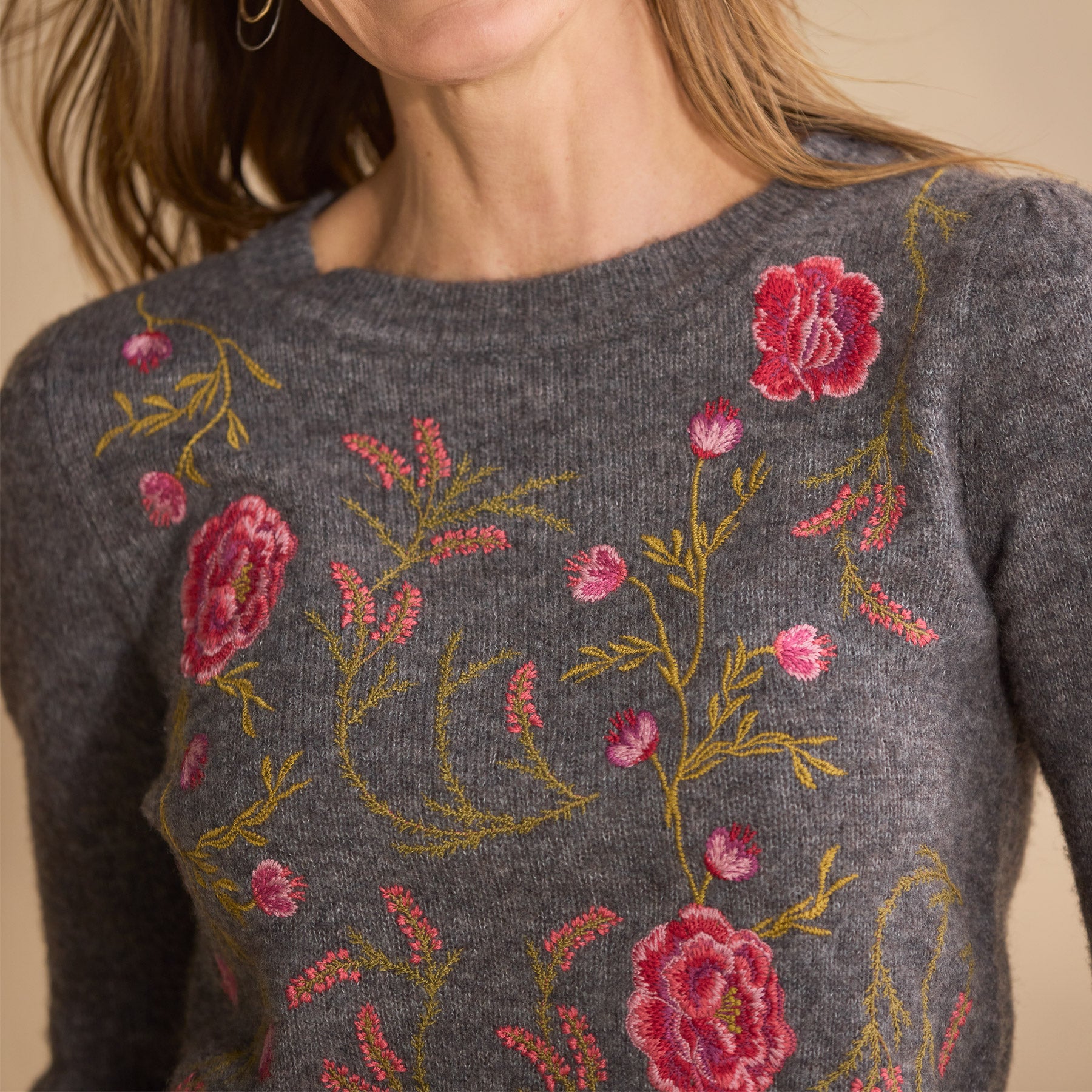 sundance-Evermore Bloom Sweater, Petite-Sundance Outlet