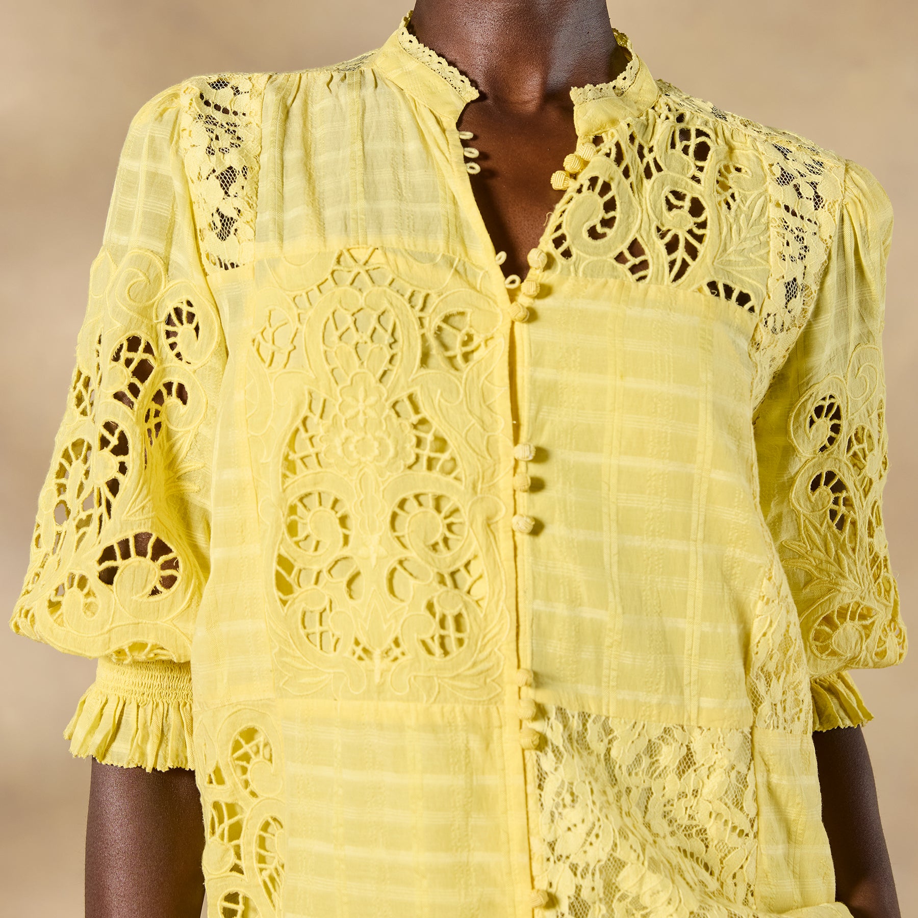 sundance-Garbo Lace Top, Petite-Sundance Outlet