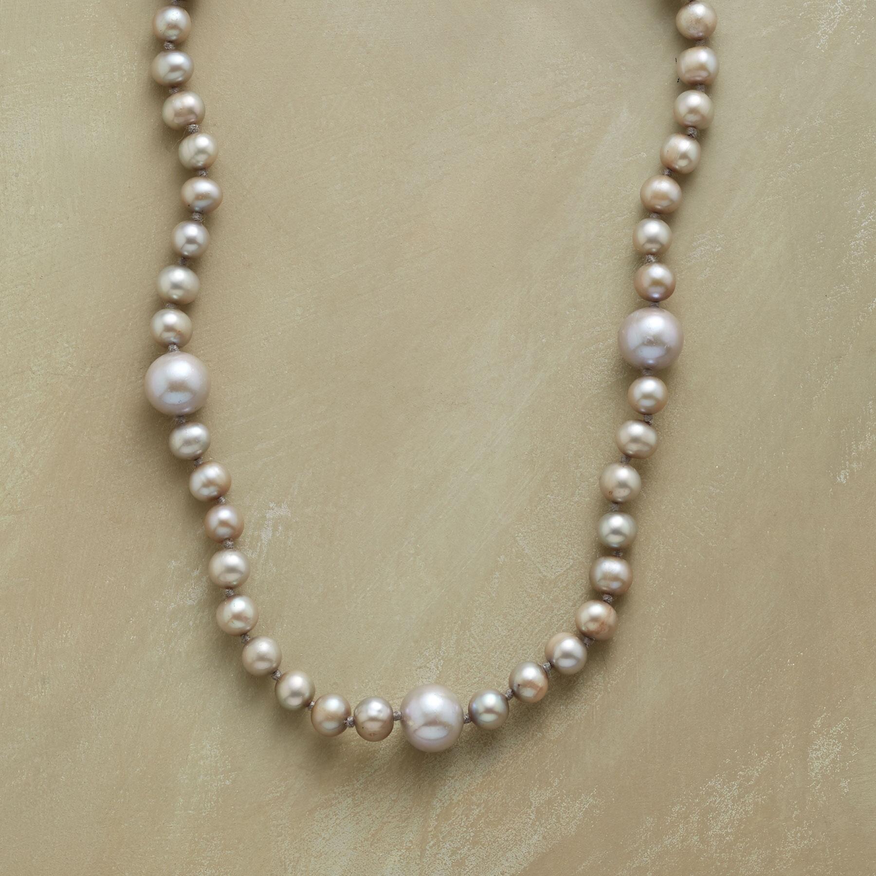 sundance-Silvery Satellite Pearl Necklace-Sundance Outlet