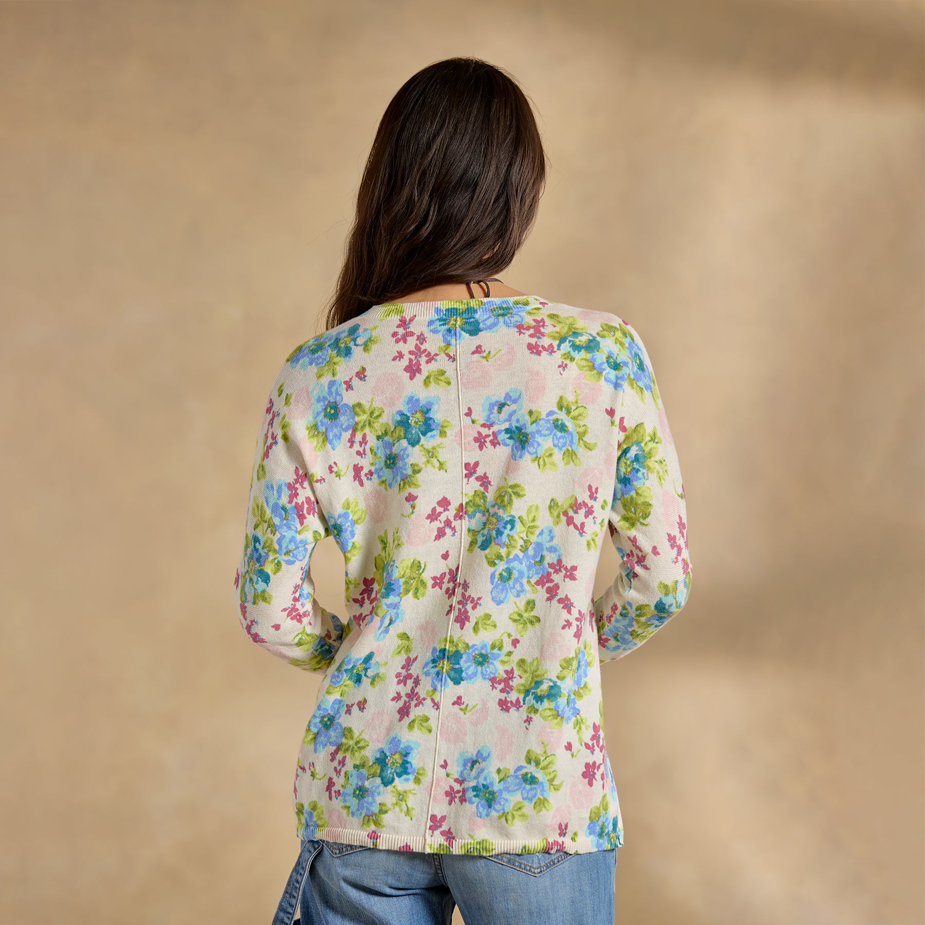 sundance-Floral Johanna Sweater-Sundance Outlet