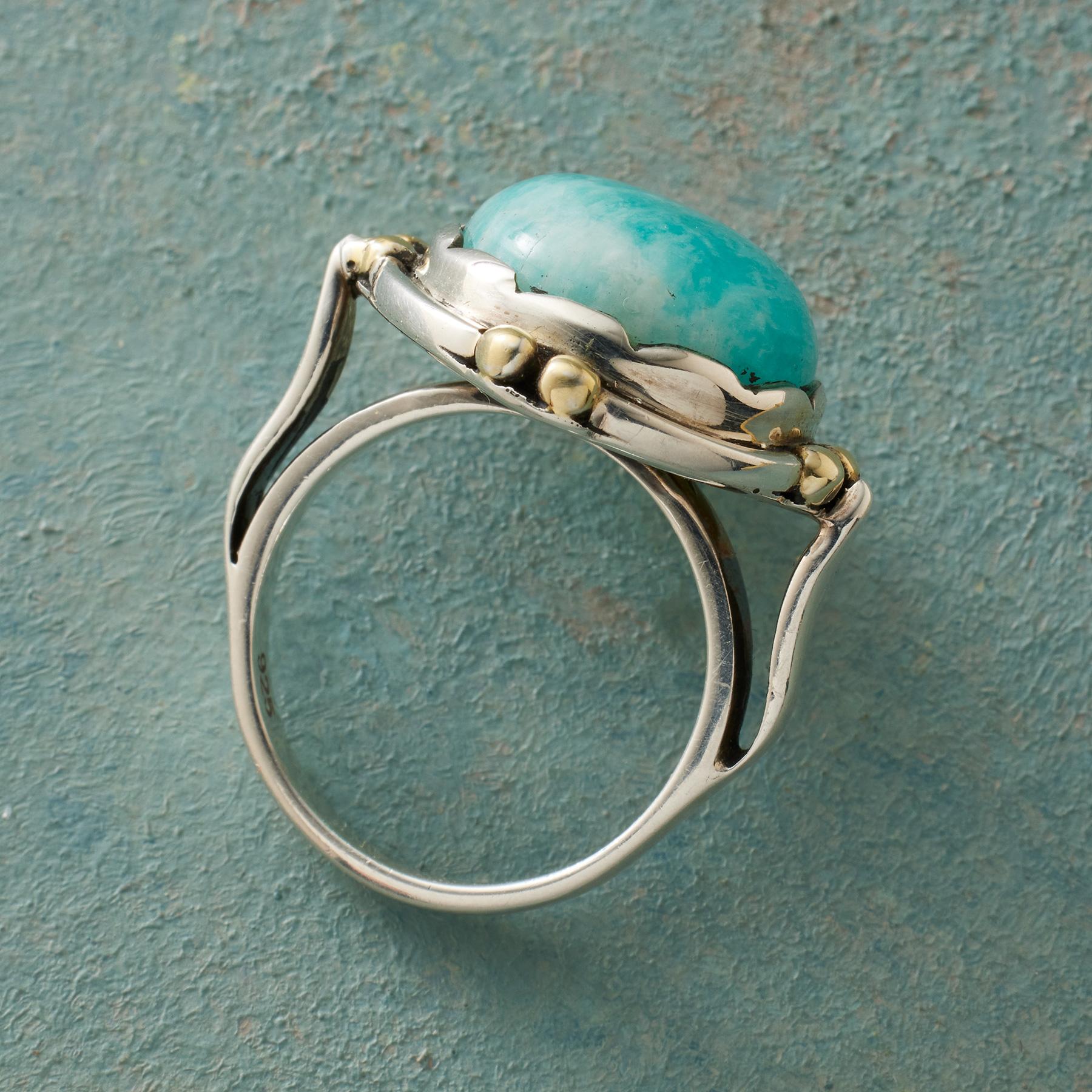 sundance-Amazonite Dome Ring-Sundance Outlet