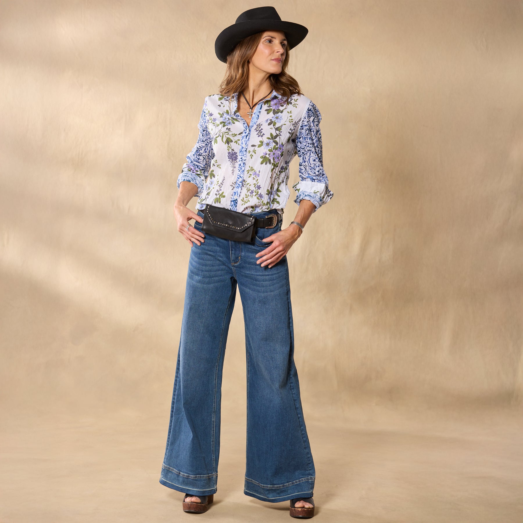 sundance-Forget Me Not Shirt, Petite-Sundance Outlet