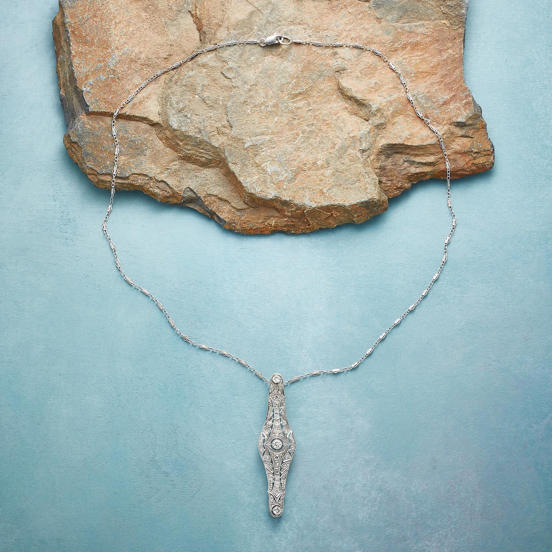 sundance-Maiden Vintage Pin Necklace-Sundance Outlet