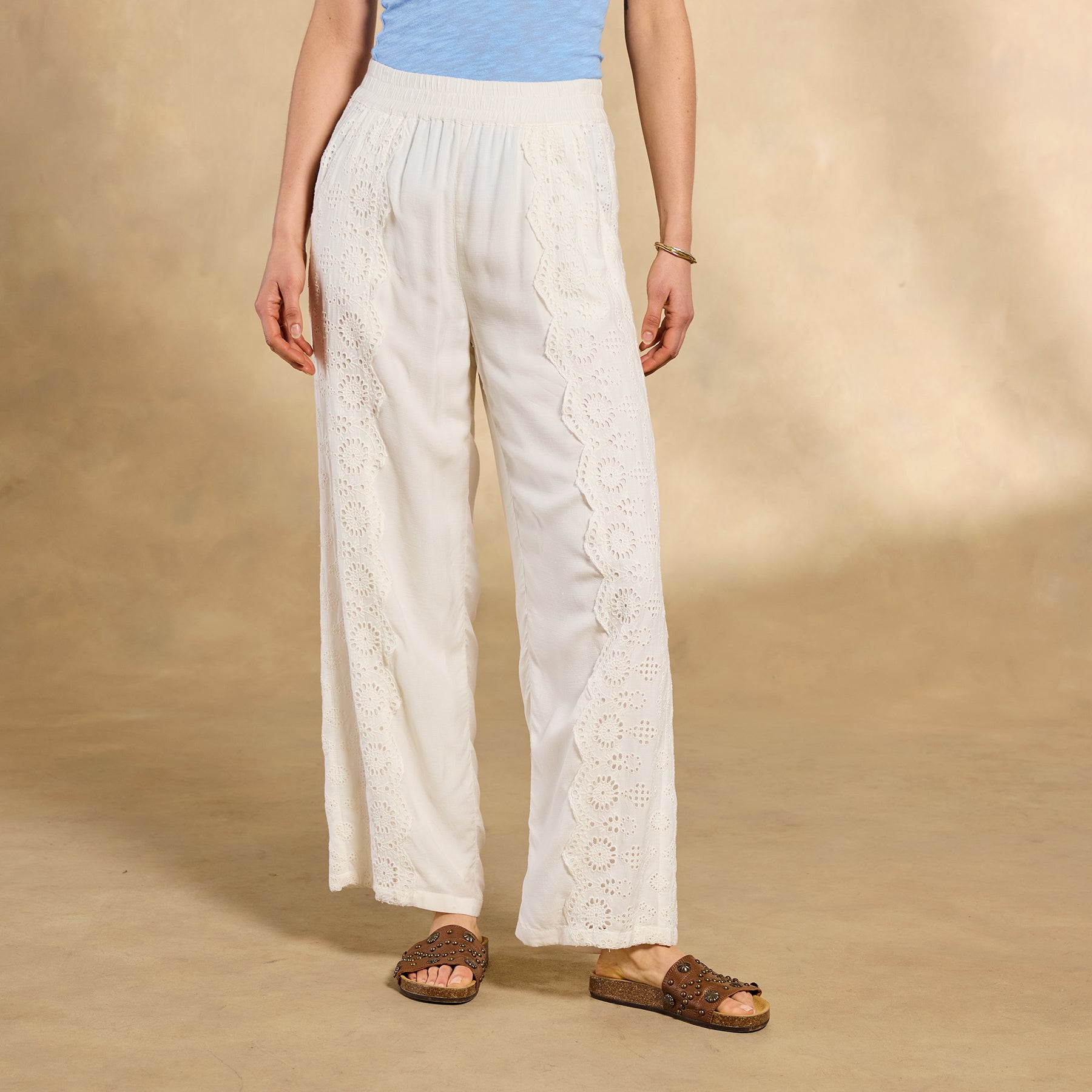 sundance-Suvi Eyelet Pants-Sundance Outlet