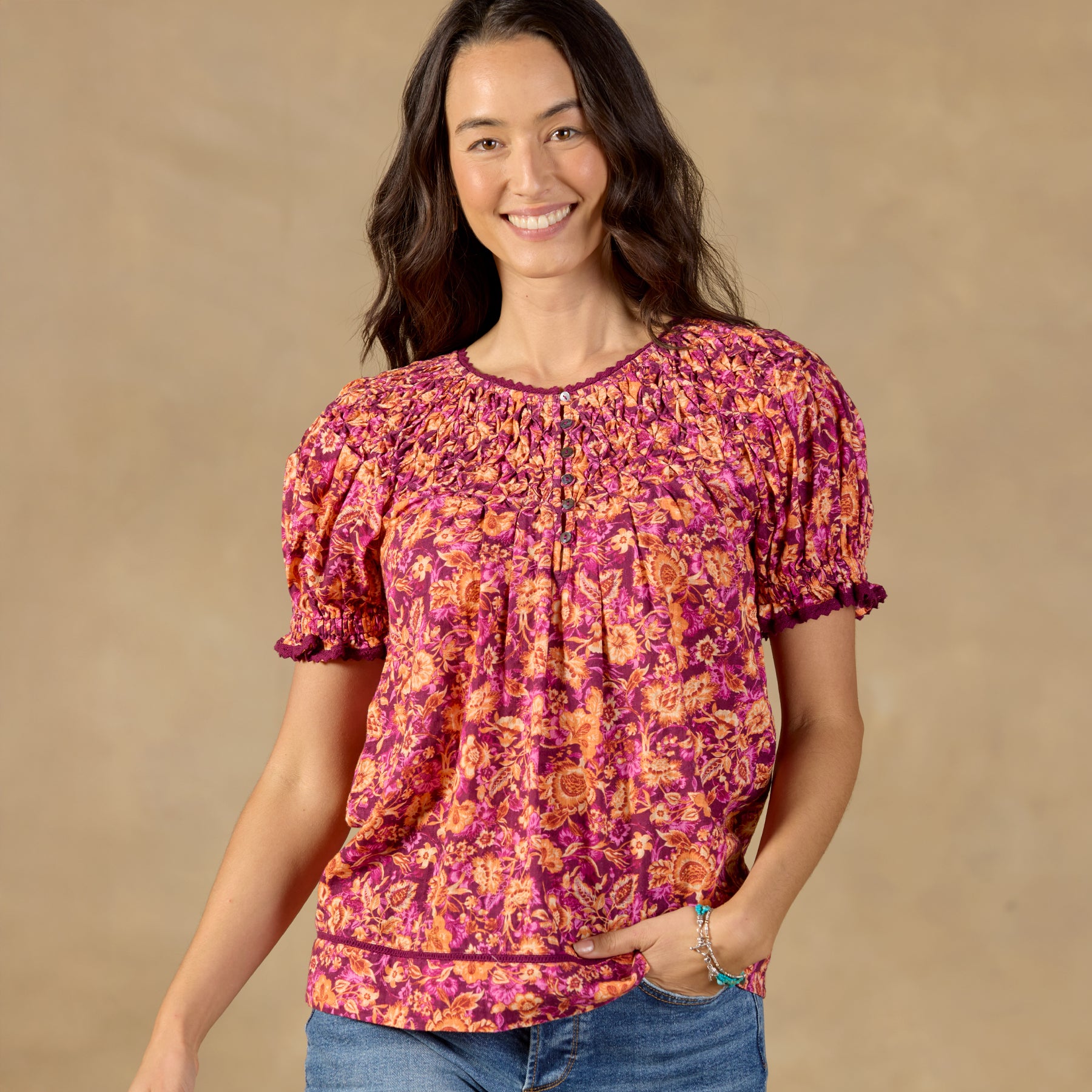 sundance-Lodi Printed Top-Sundance Outlet