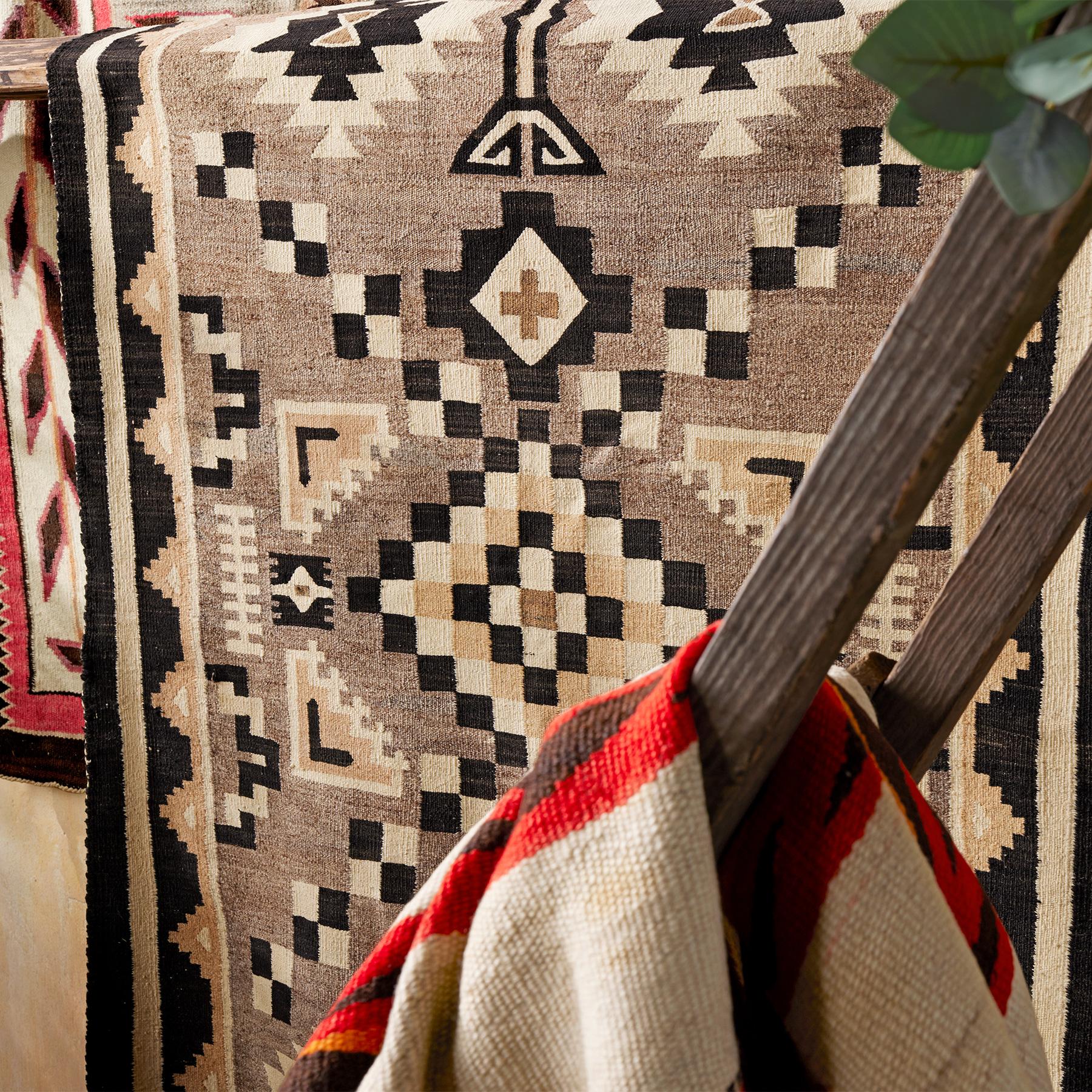 sundance-1930s Two Grey Hills Weaving-Sundance Outlet