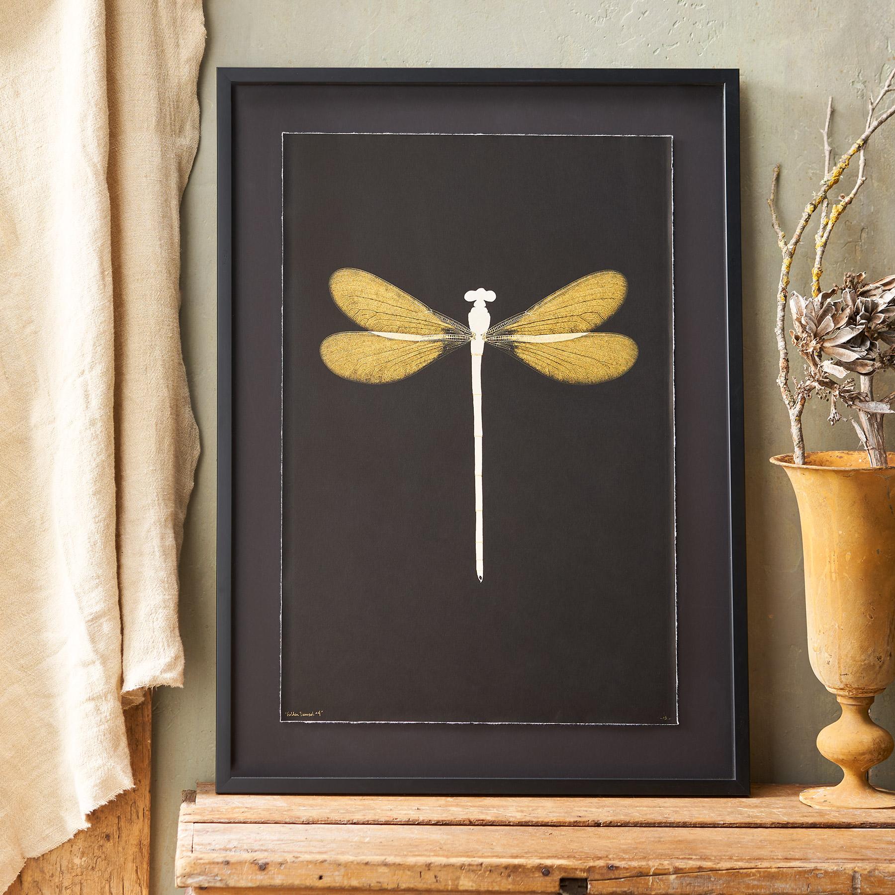 sundance-Golden Damselfly Negatives Print-Sundance Outlet