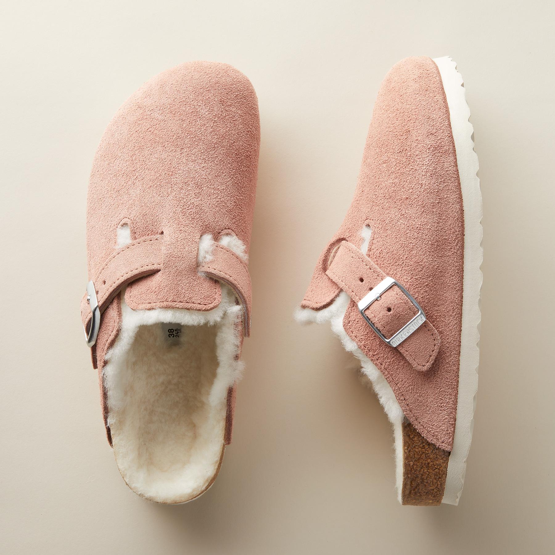 sundance-Boston Shearling Suede Mules-Sundance Outlet