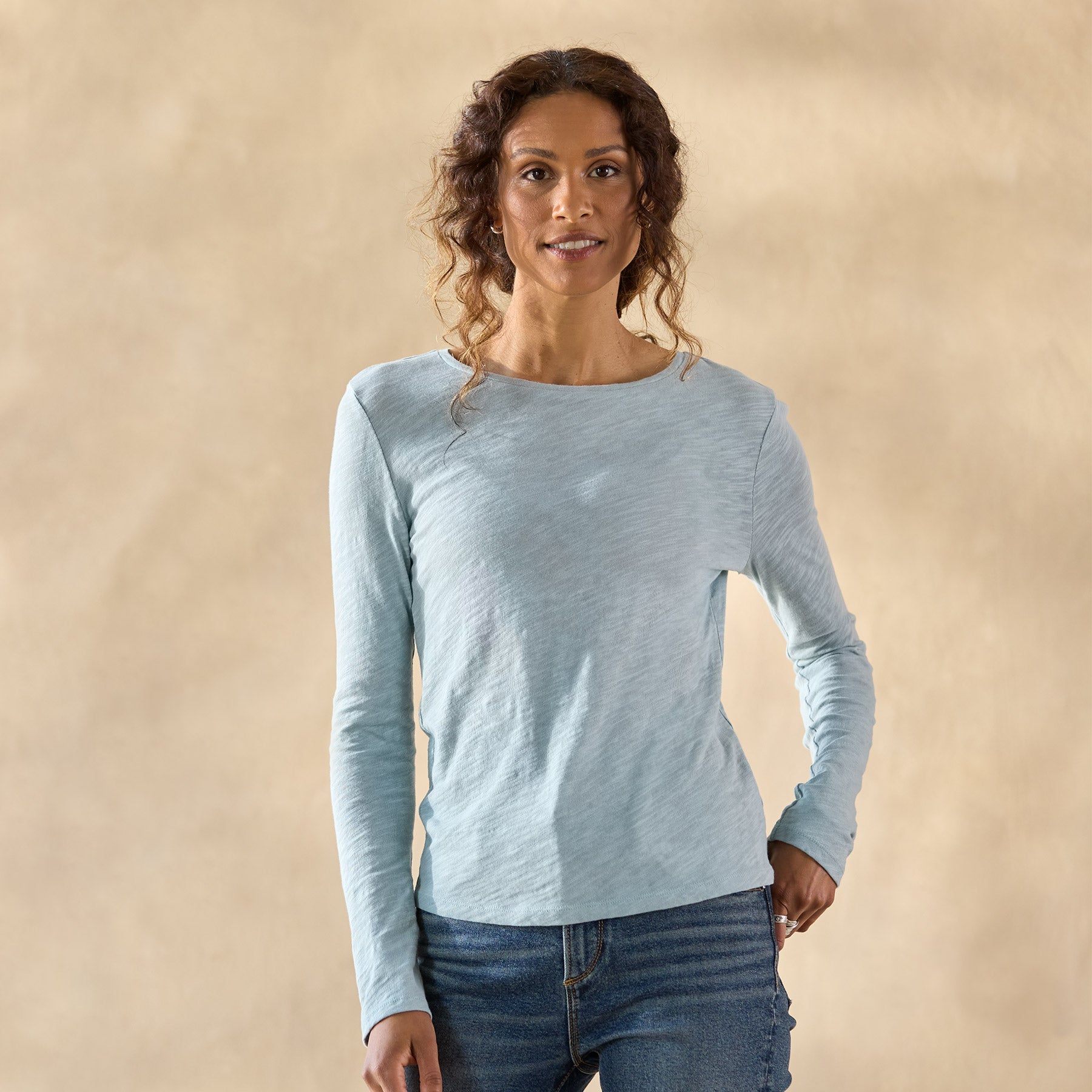 sundance-Ultimate Airy Slub Crewneck-Sundance Outlet