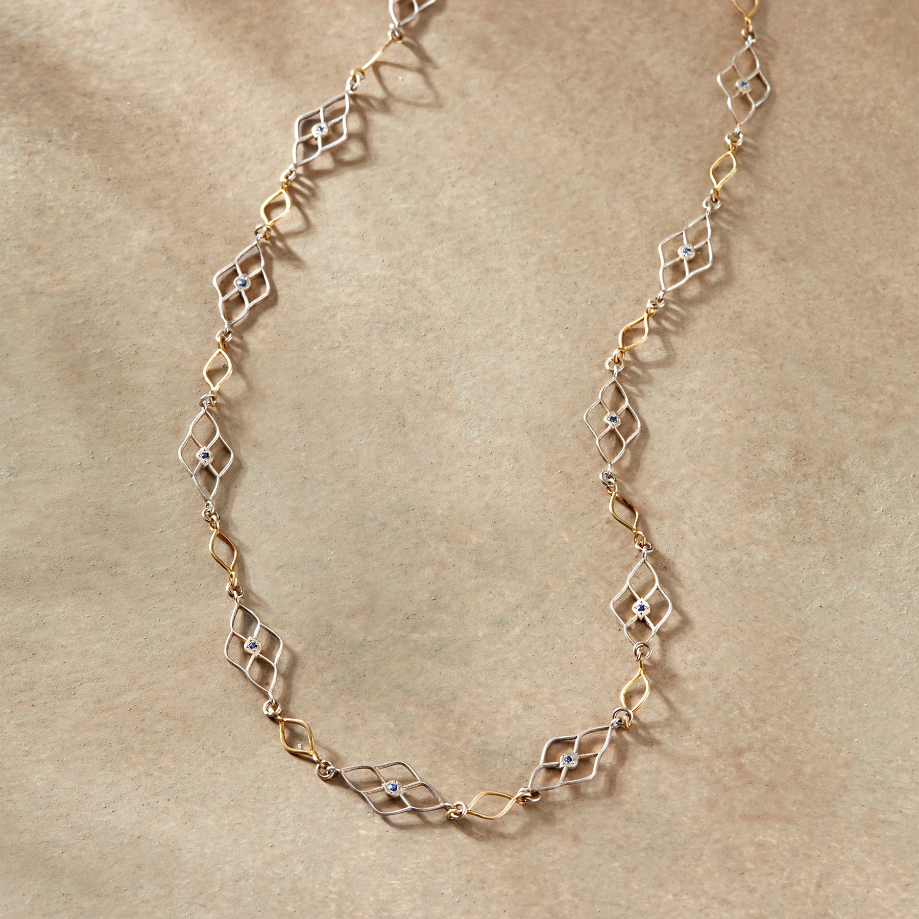 sundance-Sapphire Lace Necklace-Sundance Outlet