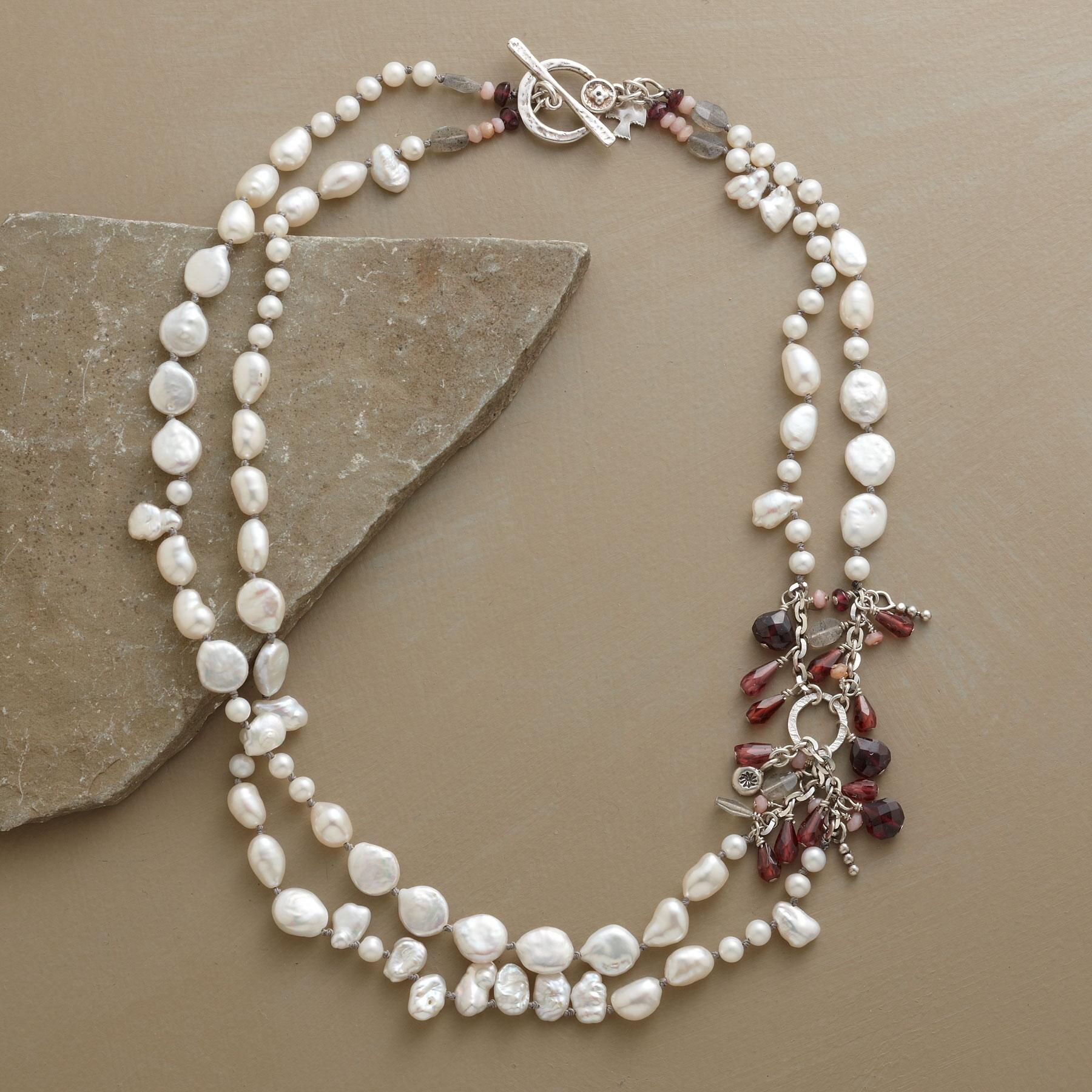 sundance-Pearl Melange Necklace-Sundance Outlet