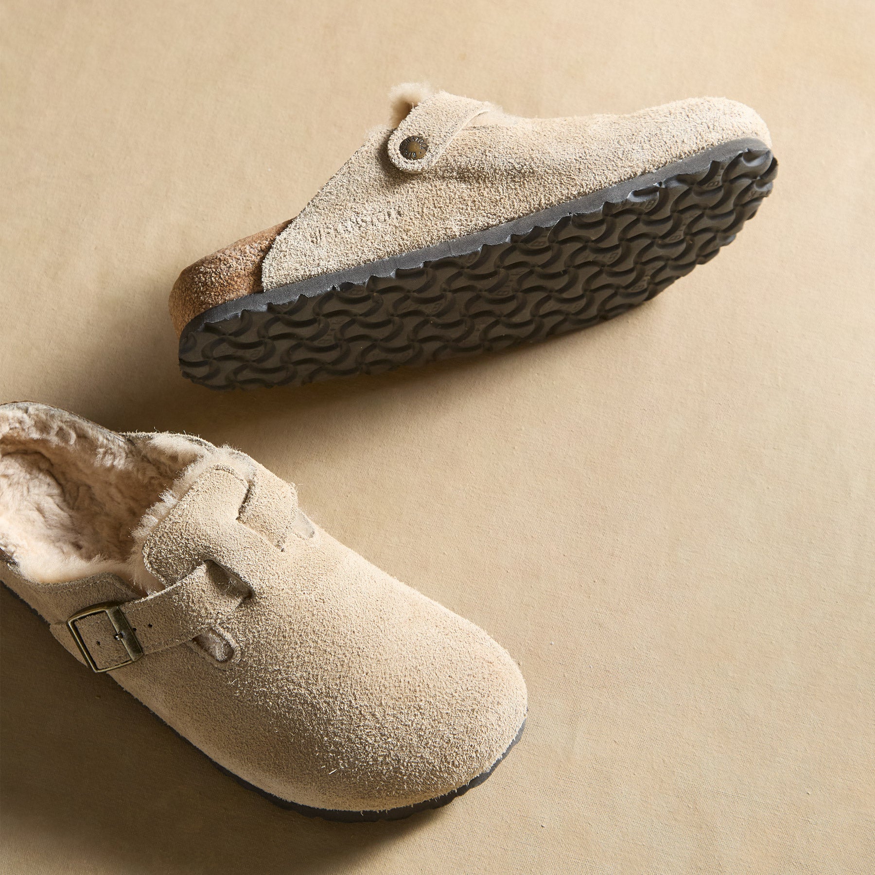 sundance-Boston Shearling Suede Mules-Sundance Outlet