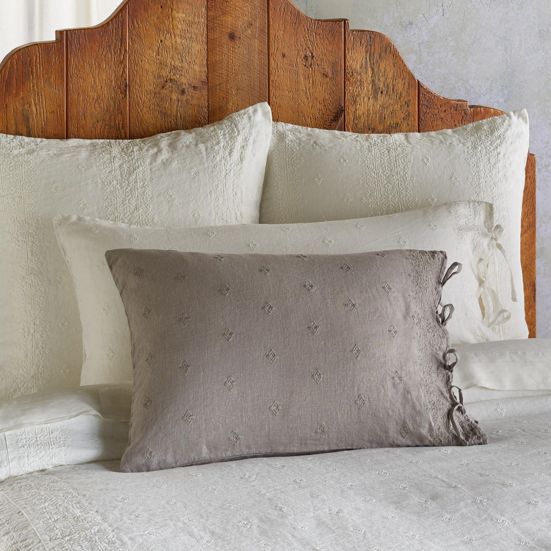 sundance-Gossamer Linen Embroidery Sham-Sundance Outlet