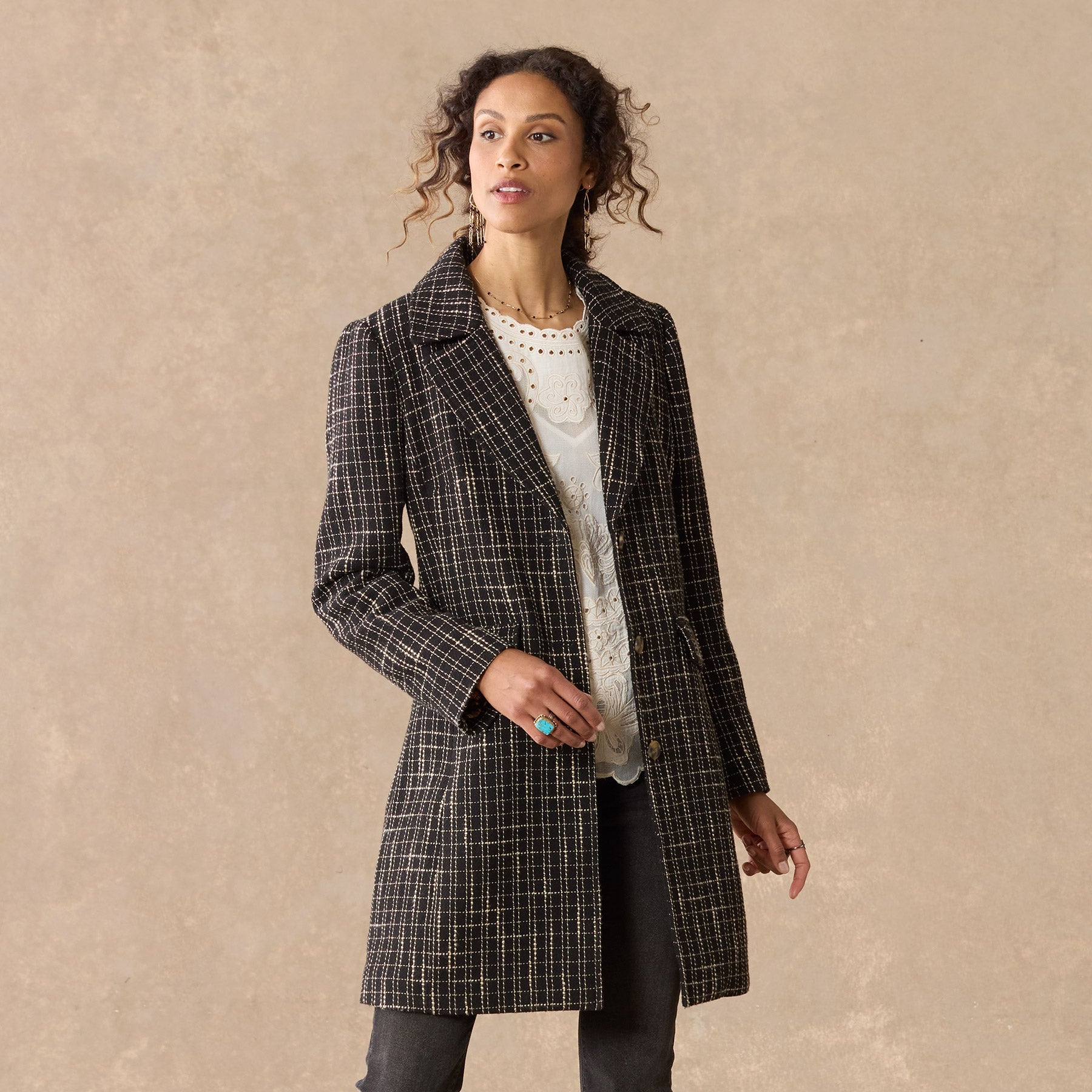 sundance-Jackson Valley Topper, Petite-Sundance Outlet