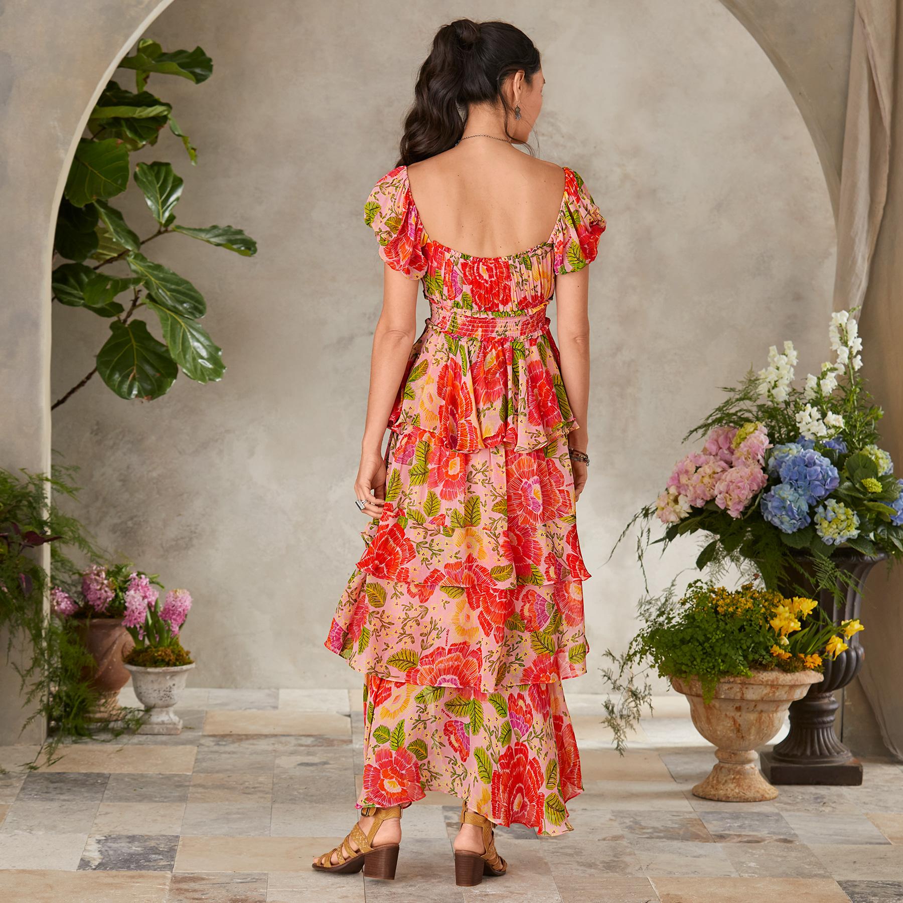 sundance-Blooming Floral Maxi Dress-Sundance Outlet