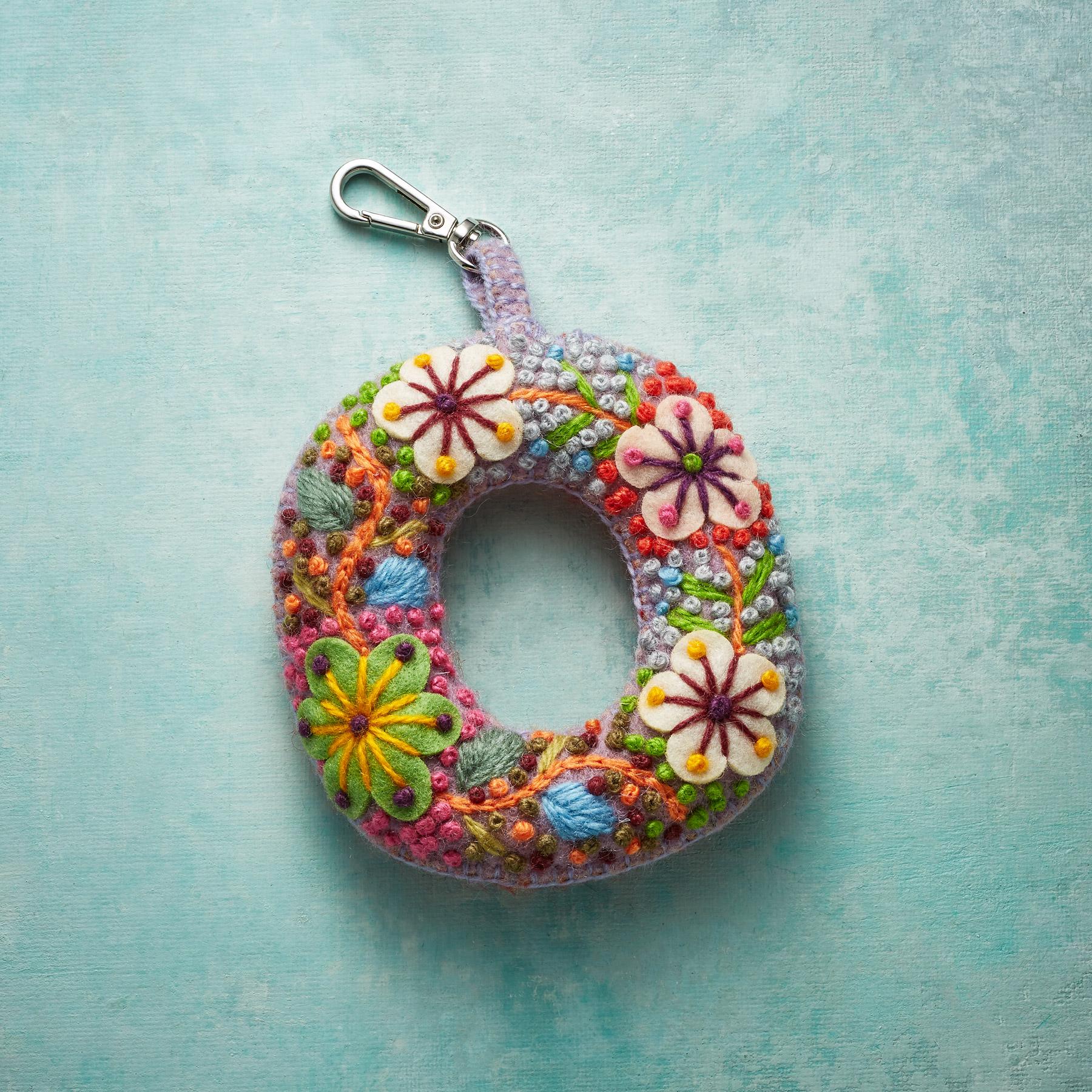 sundance-Fleur De Felt Initial Clip-Sundance Outlet