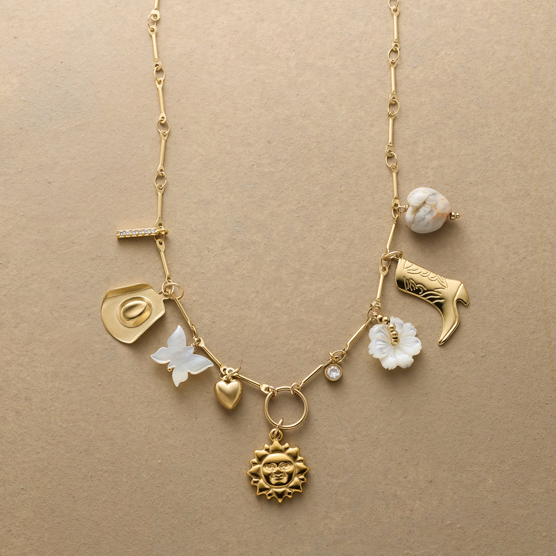 sundance-Poeta Charm Necklace-Sundance Outlet