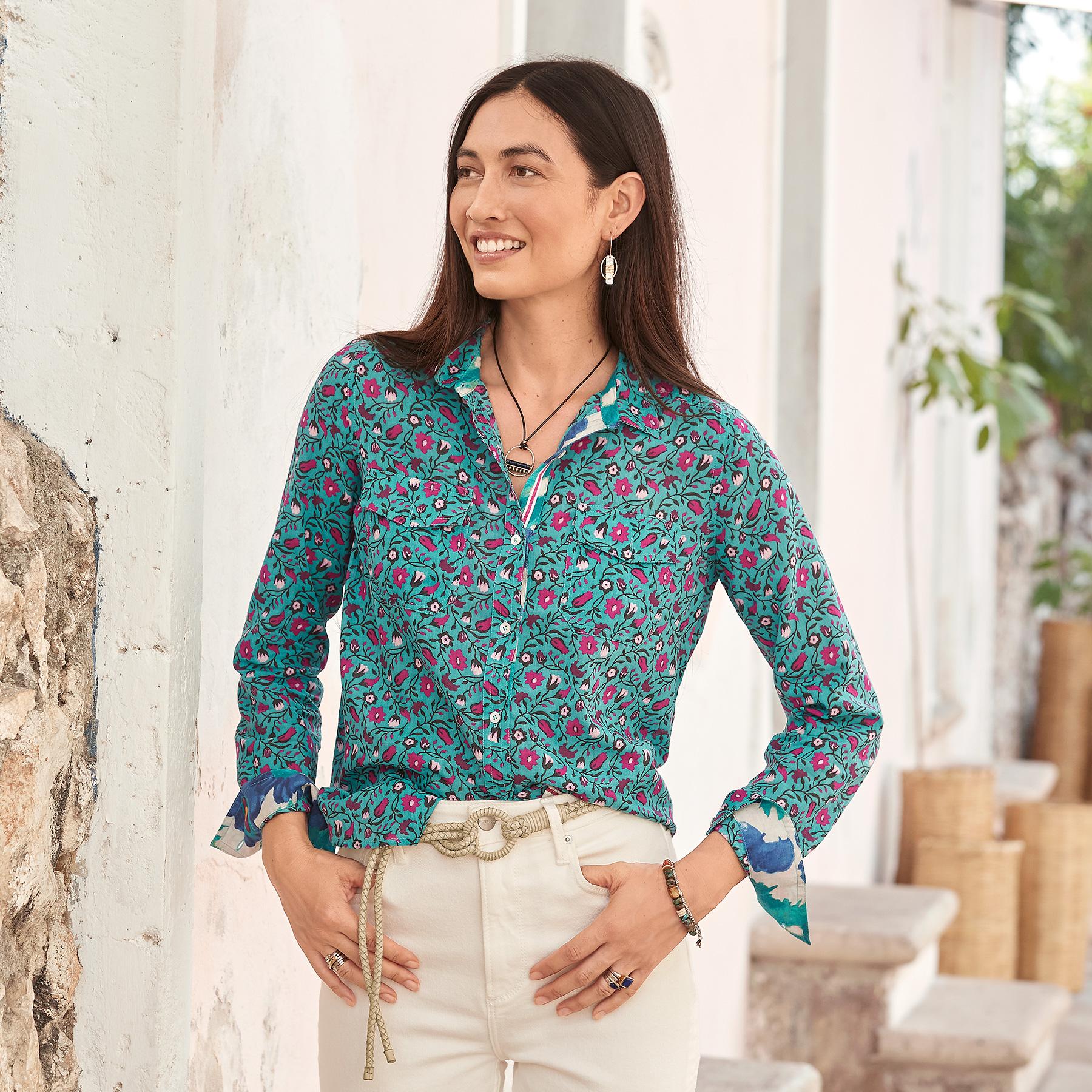 sundance-Floral Joy Top-Sundance Outlet