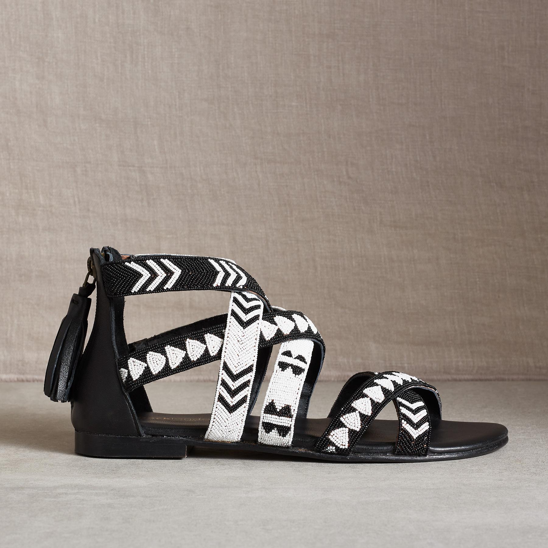 sundance-Beaded Paradise Sandals-Sundance Outlet