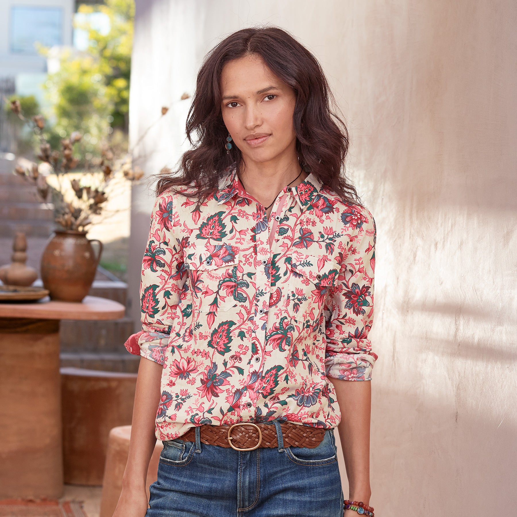 sundance-Floral Joy Top-Sundance Outlet