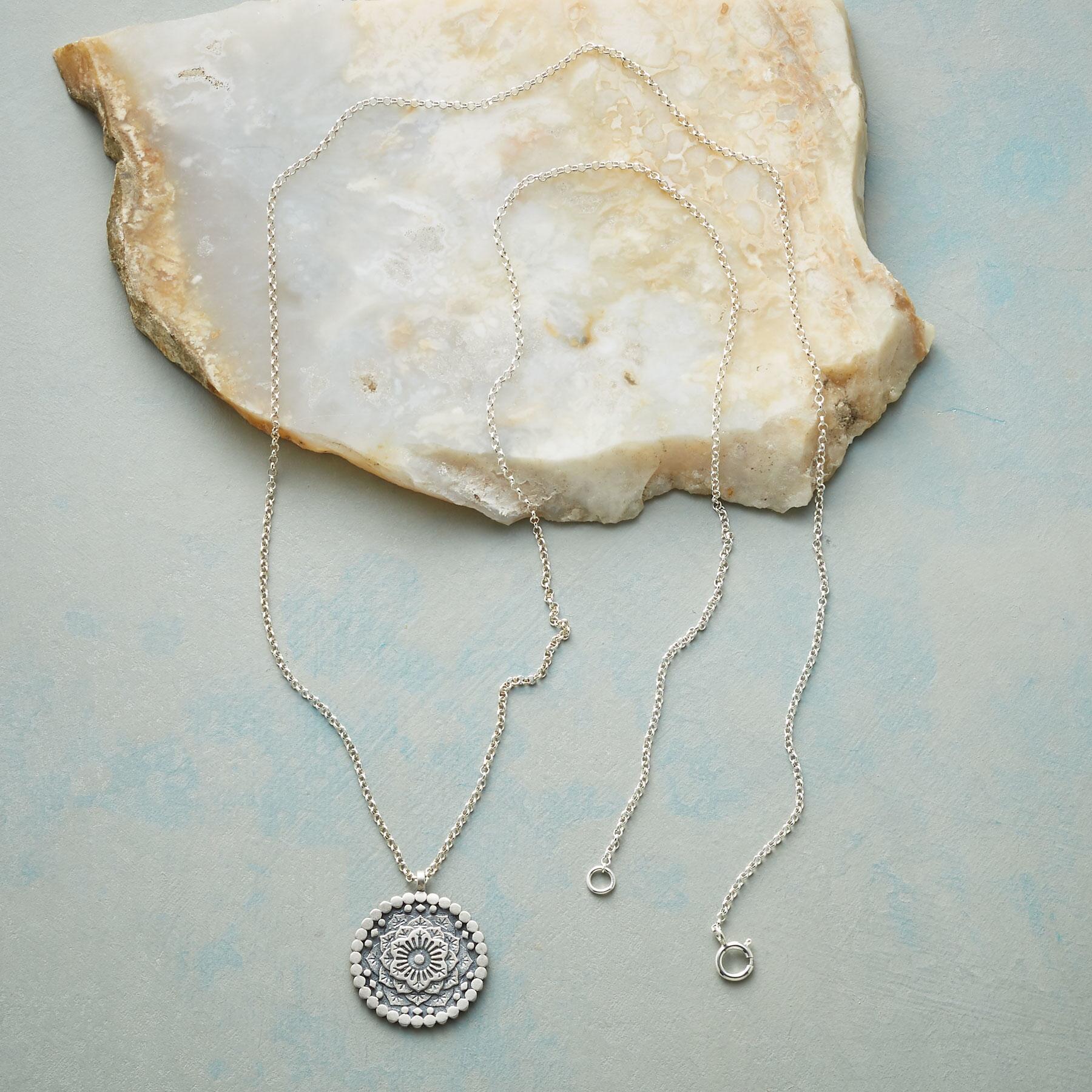 sundance-Gratitude Mandala Necklace-Sundance Outlet