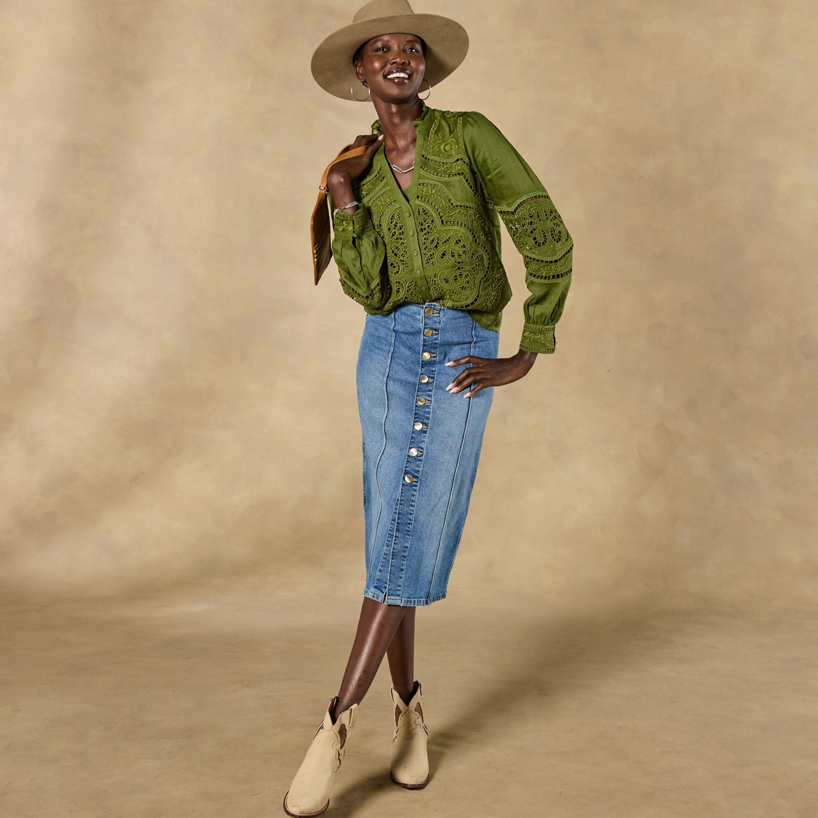 sundance-Bingham Lace Top-Sundance Outlet