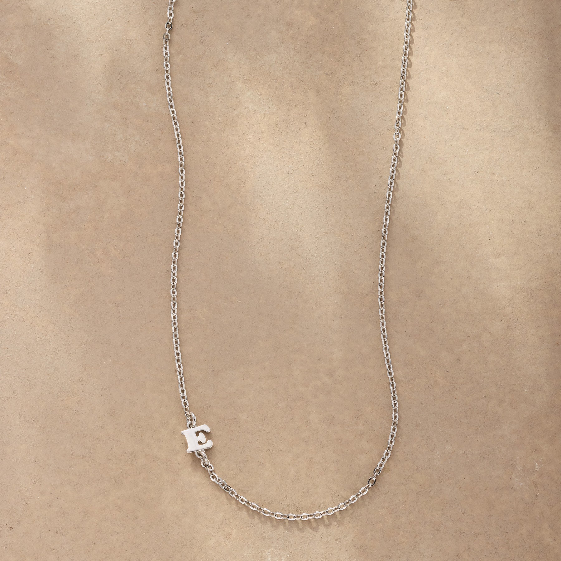 sundance-Silver Initial Spark Necklace-Sundance Outlet