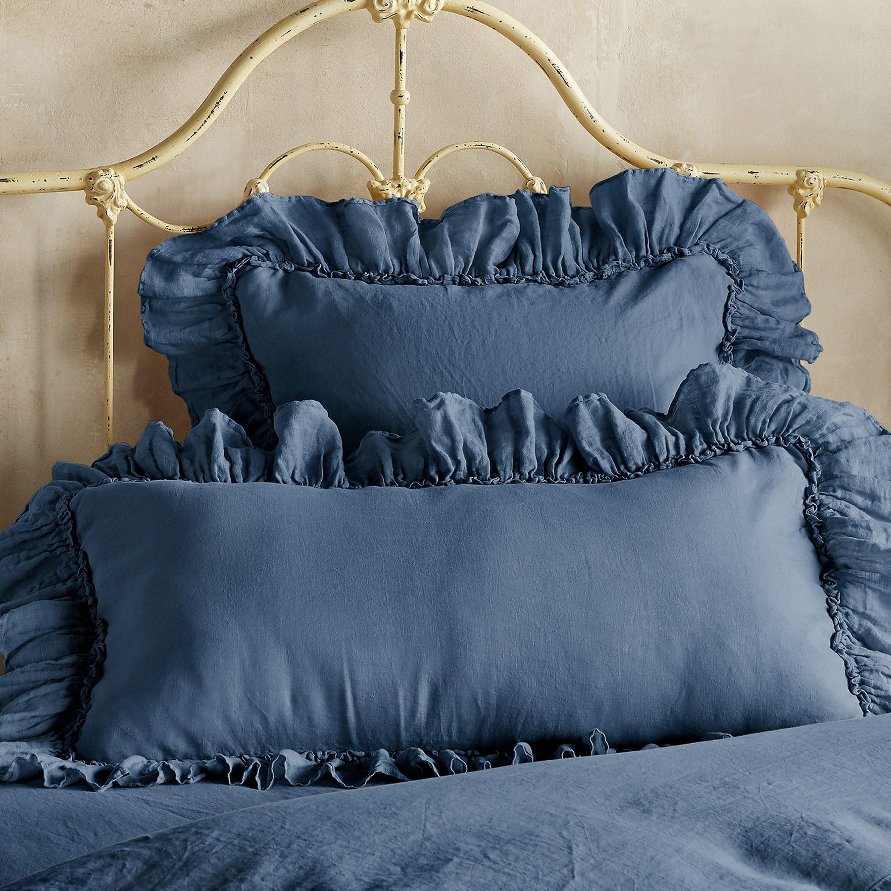 sundance-Gossamer Linen Ruffle Sham-Sundance Outlet