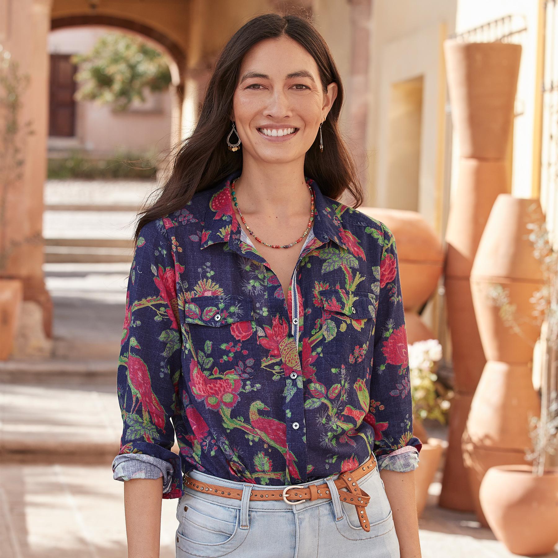 sundance-Floral Joy Top-Sundance Outlet