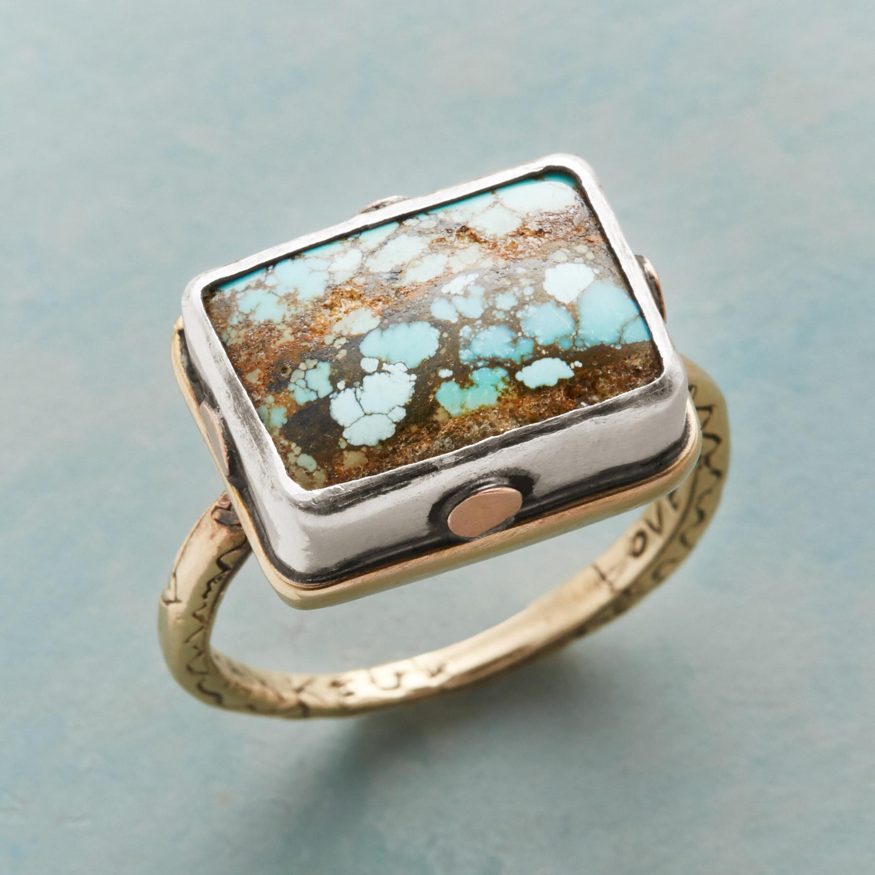 sundance-Riveting Turquoise Ring-Sundance Outlet
