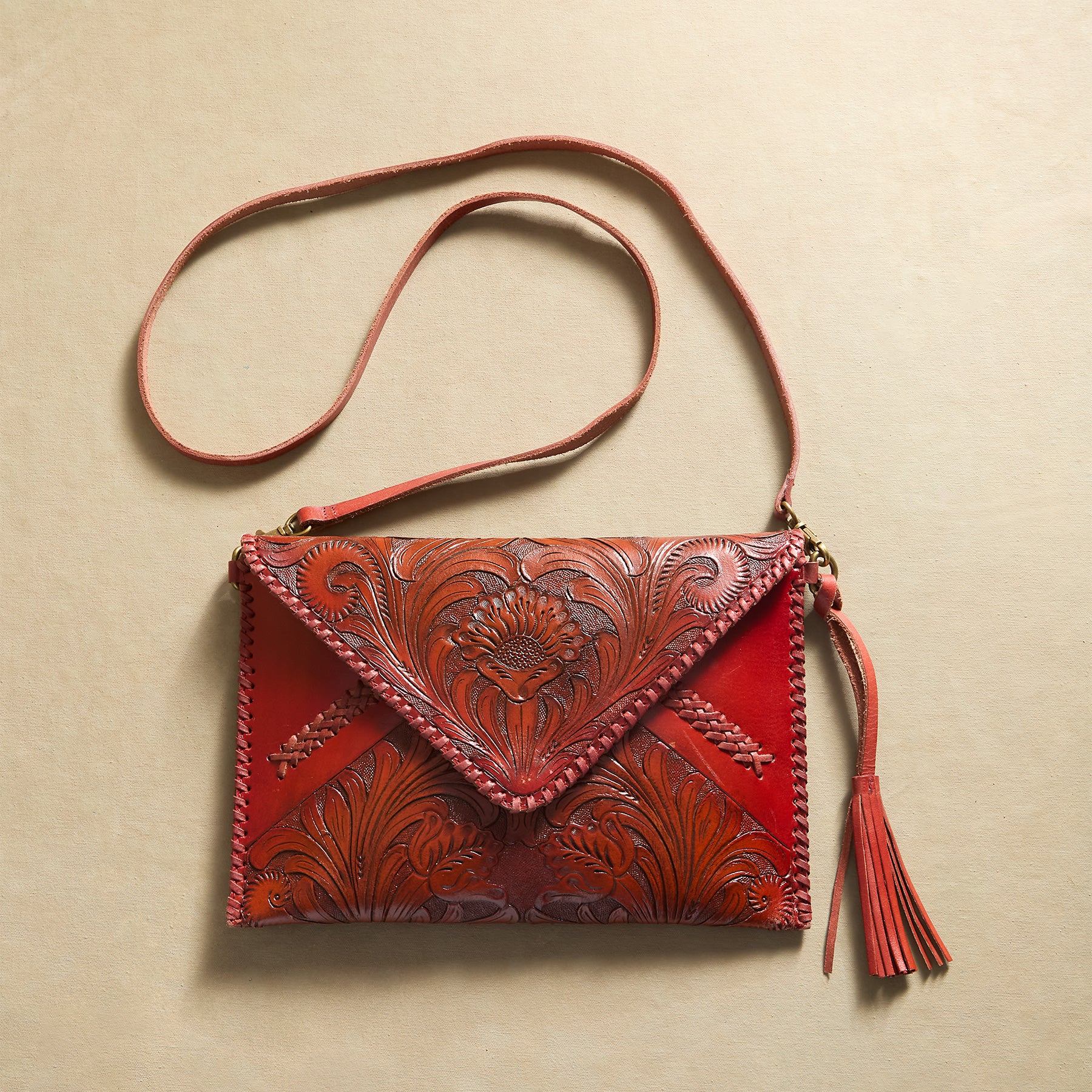sundance-Shasta Tooled Clutch-Sundance Outlet