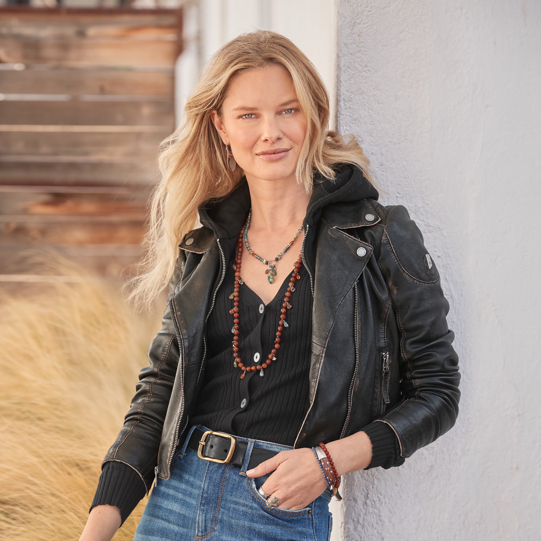 sundance-Reanon Moto Jacket-Sundance Outlet