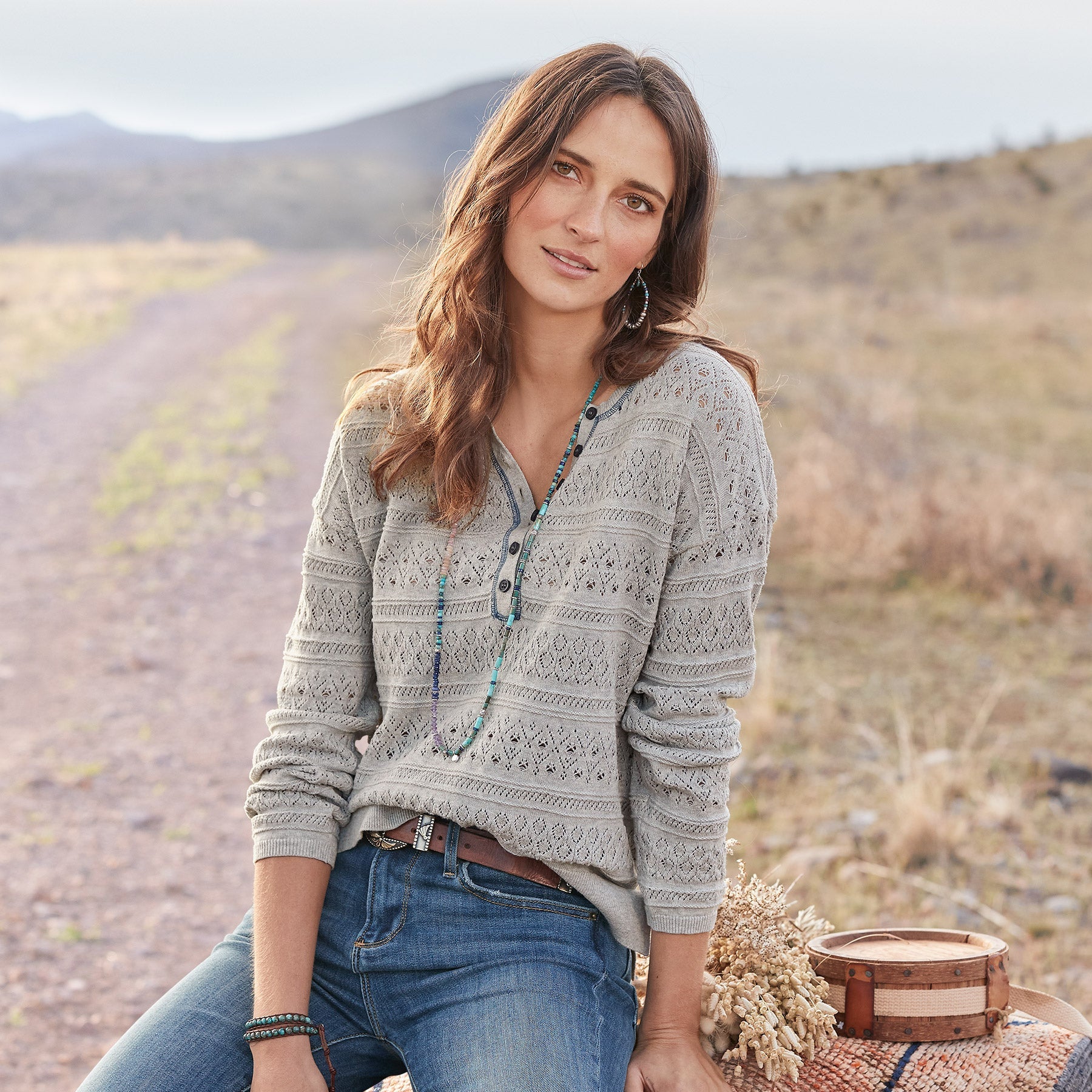 sundance-Devon Sweater Henley, Petite | Sundance Outlet-Sundance Outlet